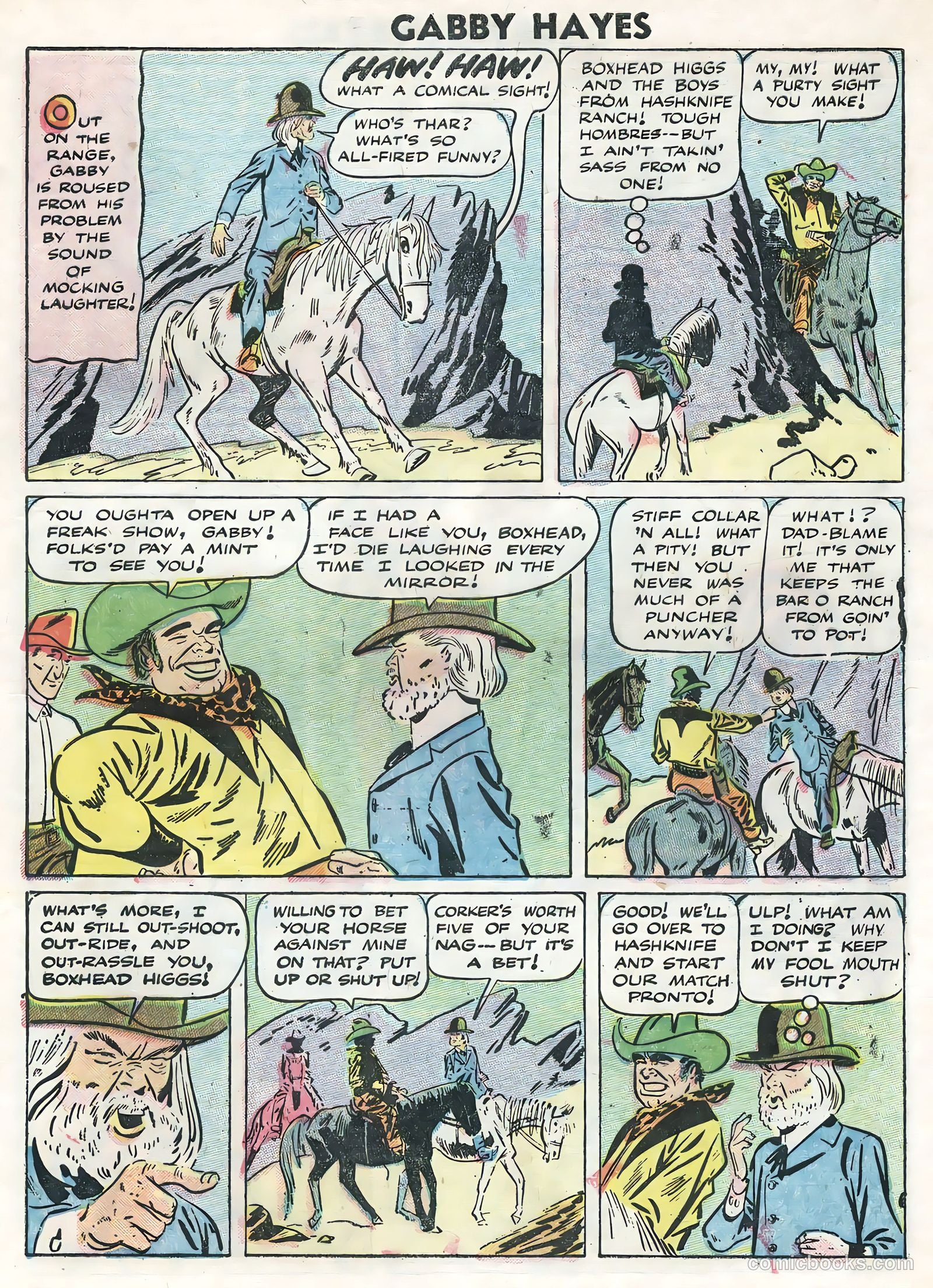 Gabby Hayes #56 (1955) — page 5 of 36