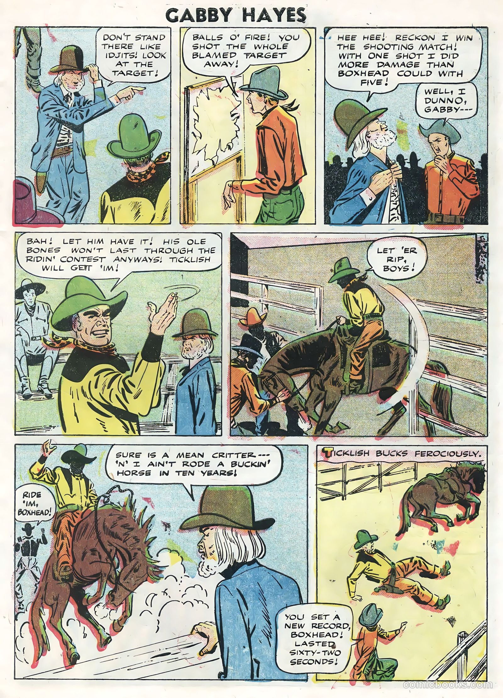Gabby Hayes #56 (1955) — page 7 of 36