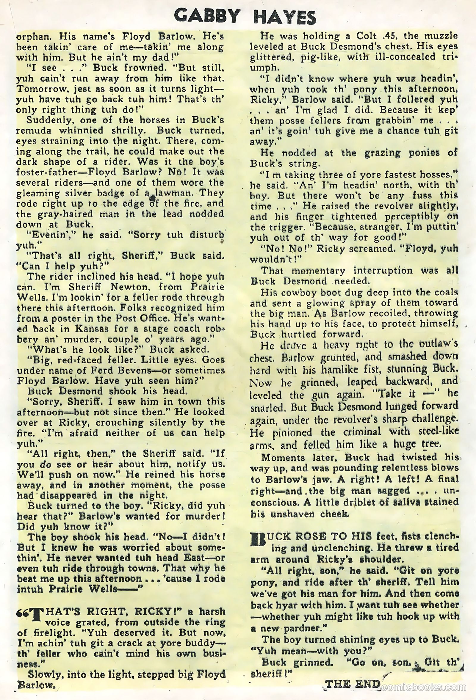 Gabby Hayes #56 (1955) — page 17 of 36