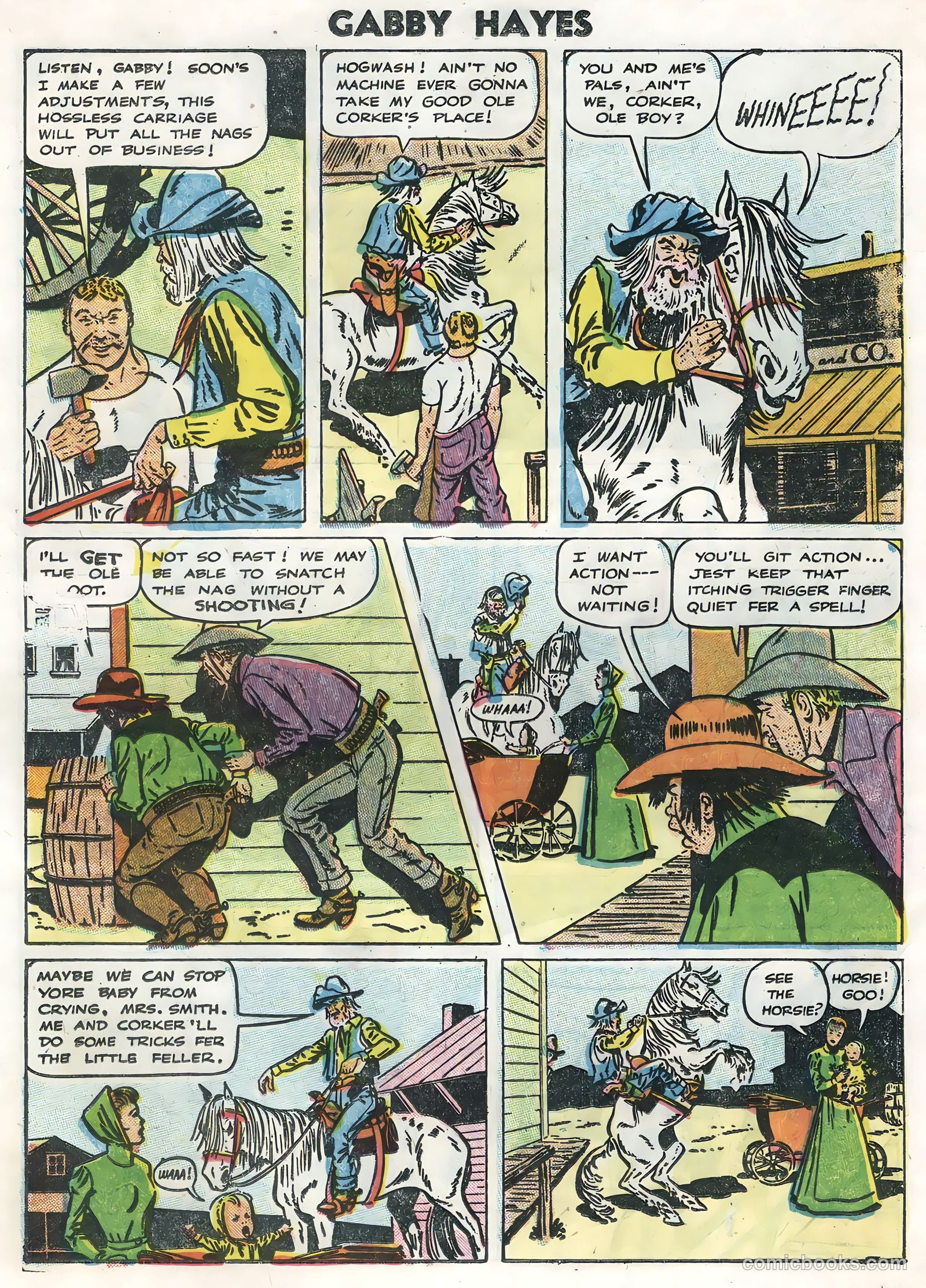 Gabby Hayes #56 (1955) — page 19 of 36