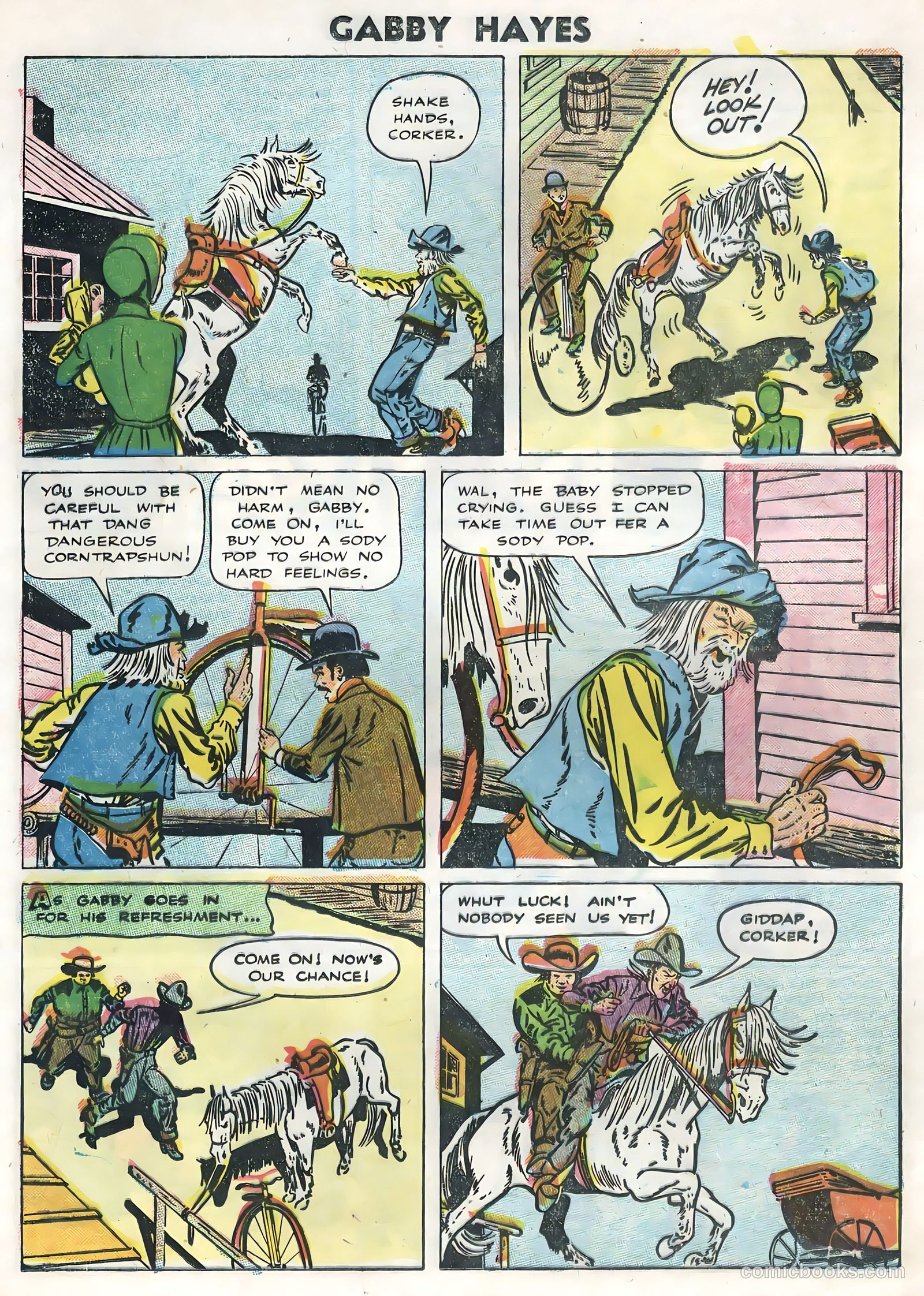 Gabby Hayes #56 (1955) — page 20 of 36
