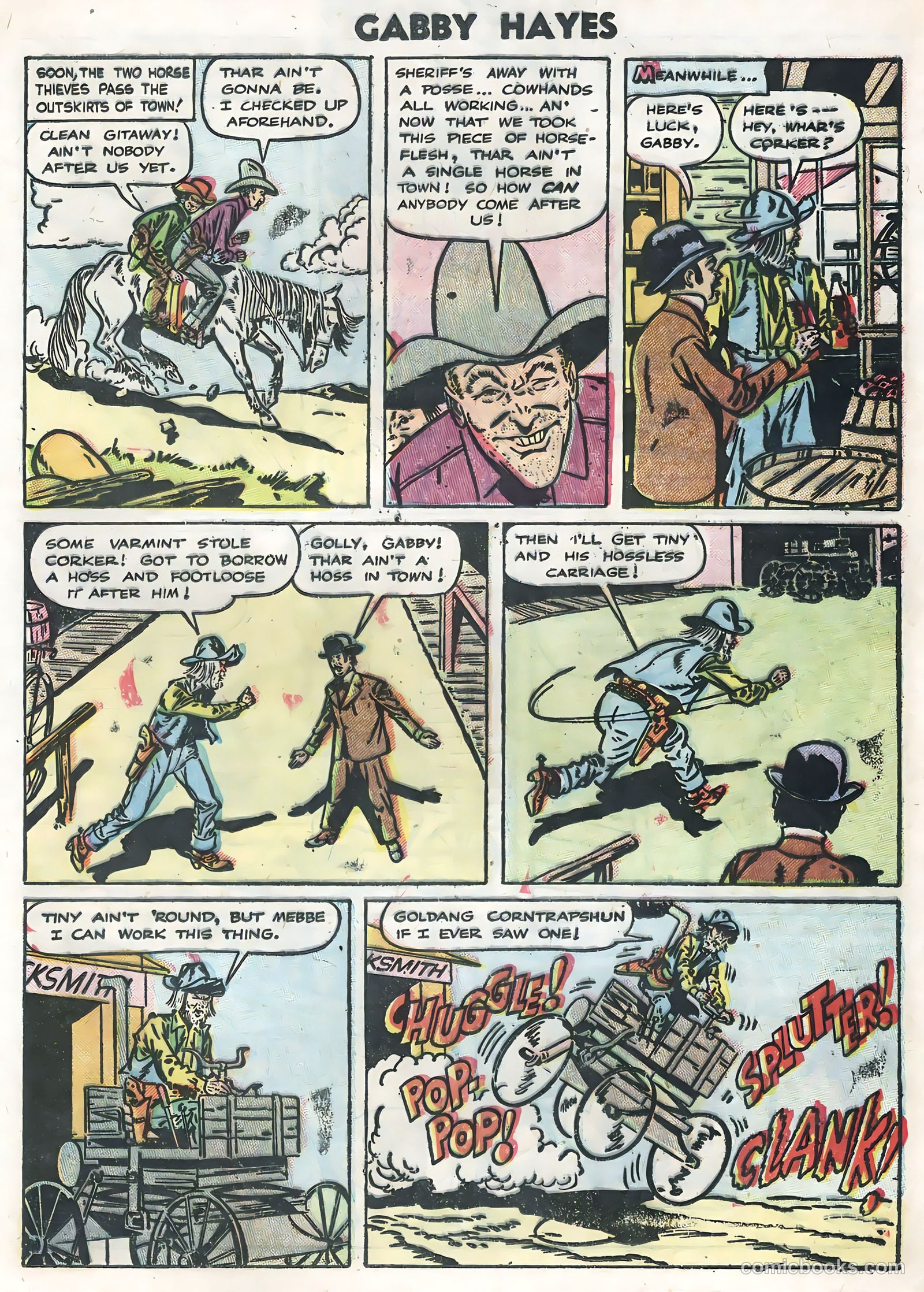 Gabby Hayes #56 (1955) — page 21 of 36