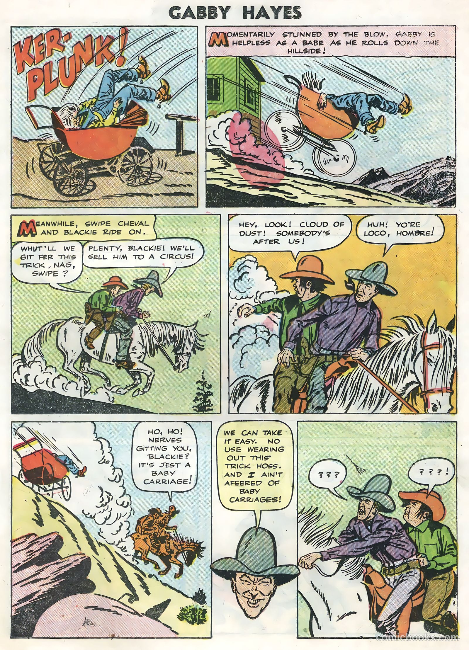 Gabby Hayes #56 (1955) — page 23 of 36