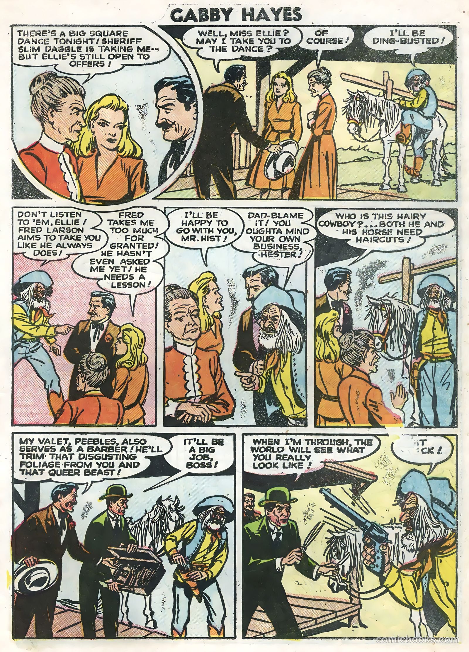Gabby Hayes #56 (1955) — page 27 of 36