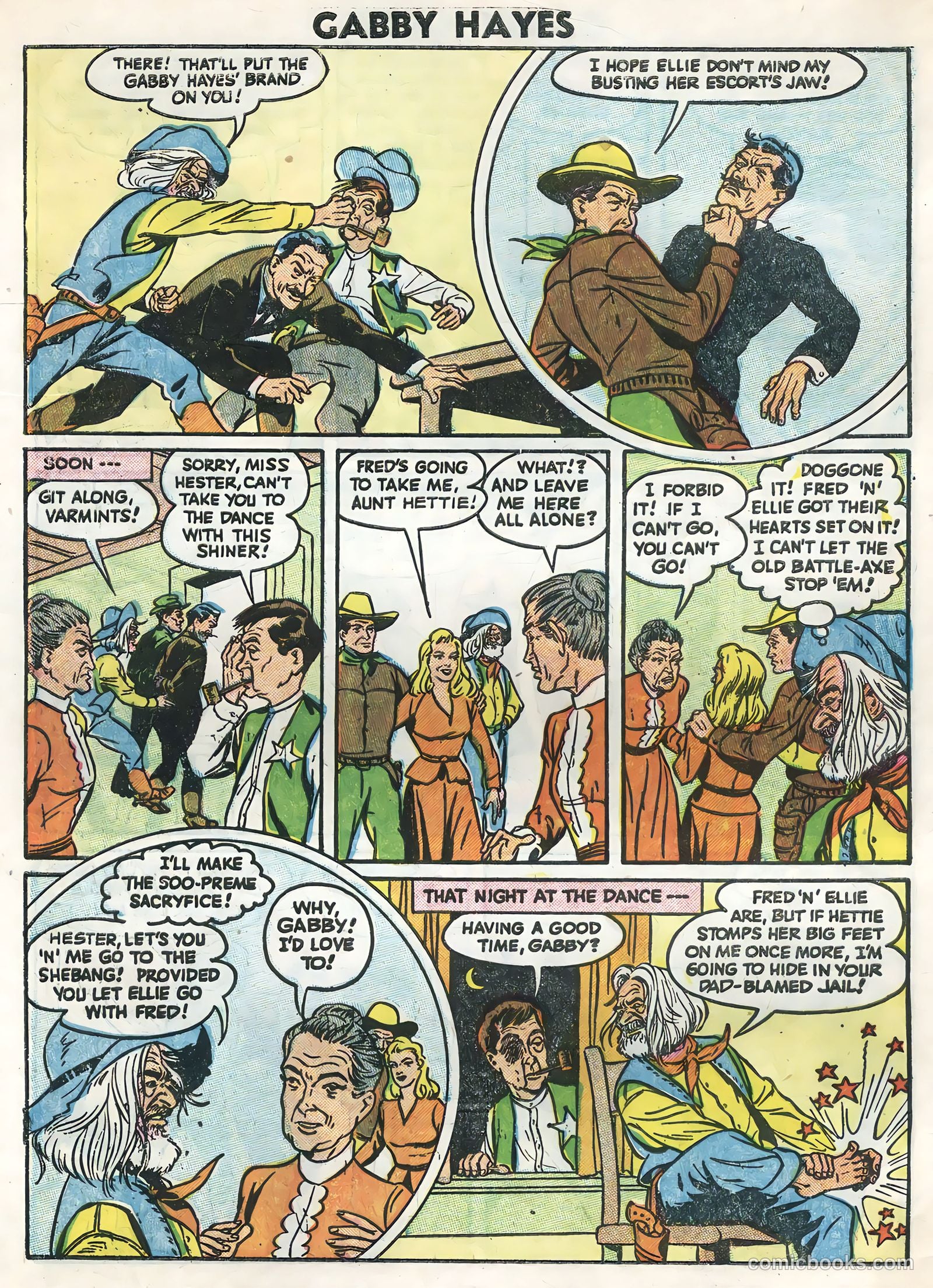 Gabby Hayes #56 (1955) — page 34 of 36