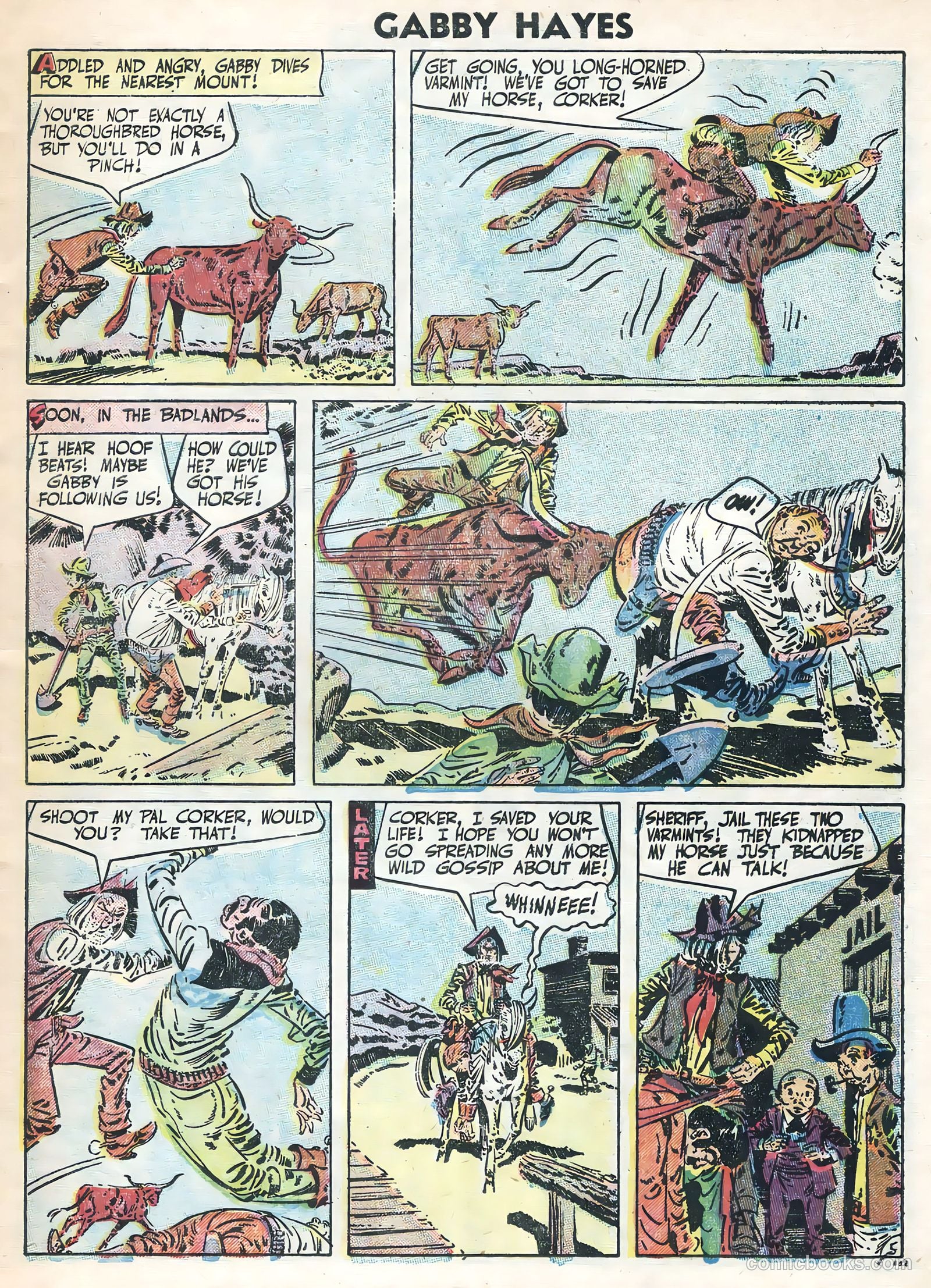 Gabby Hayes #57 (1956) — page 7 of 36