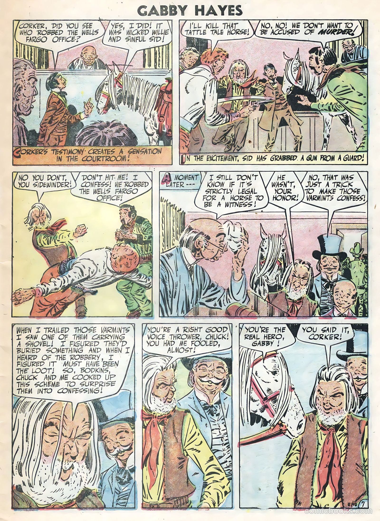 Gabby Hayes #57 (1956) — page 9 of 36
