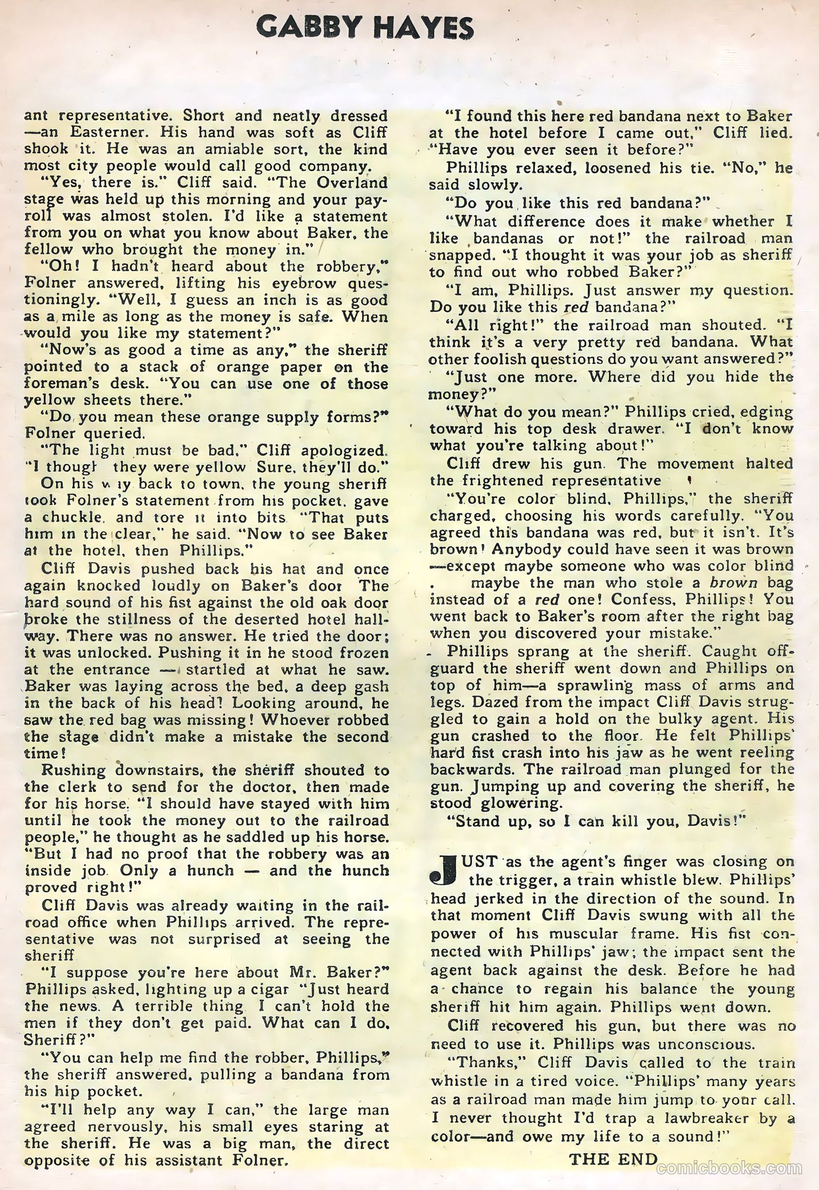 Gabby Hayes #57 (1956) — page 19 of 36