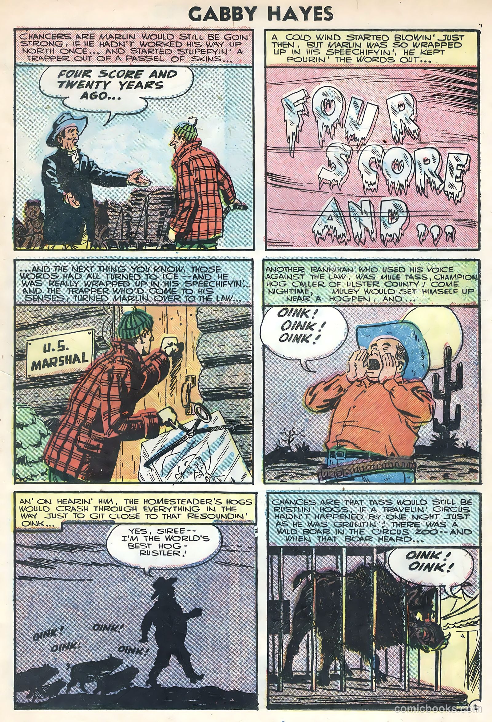 Gabby Hayes #57 (1956) — page 25 of 36
