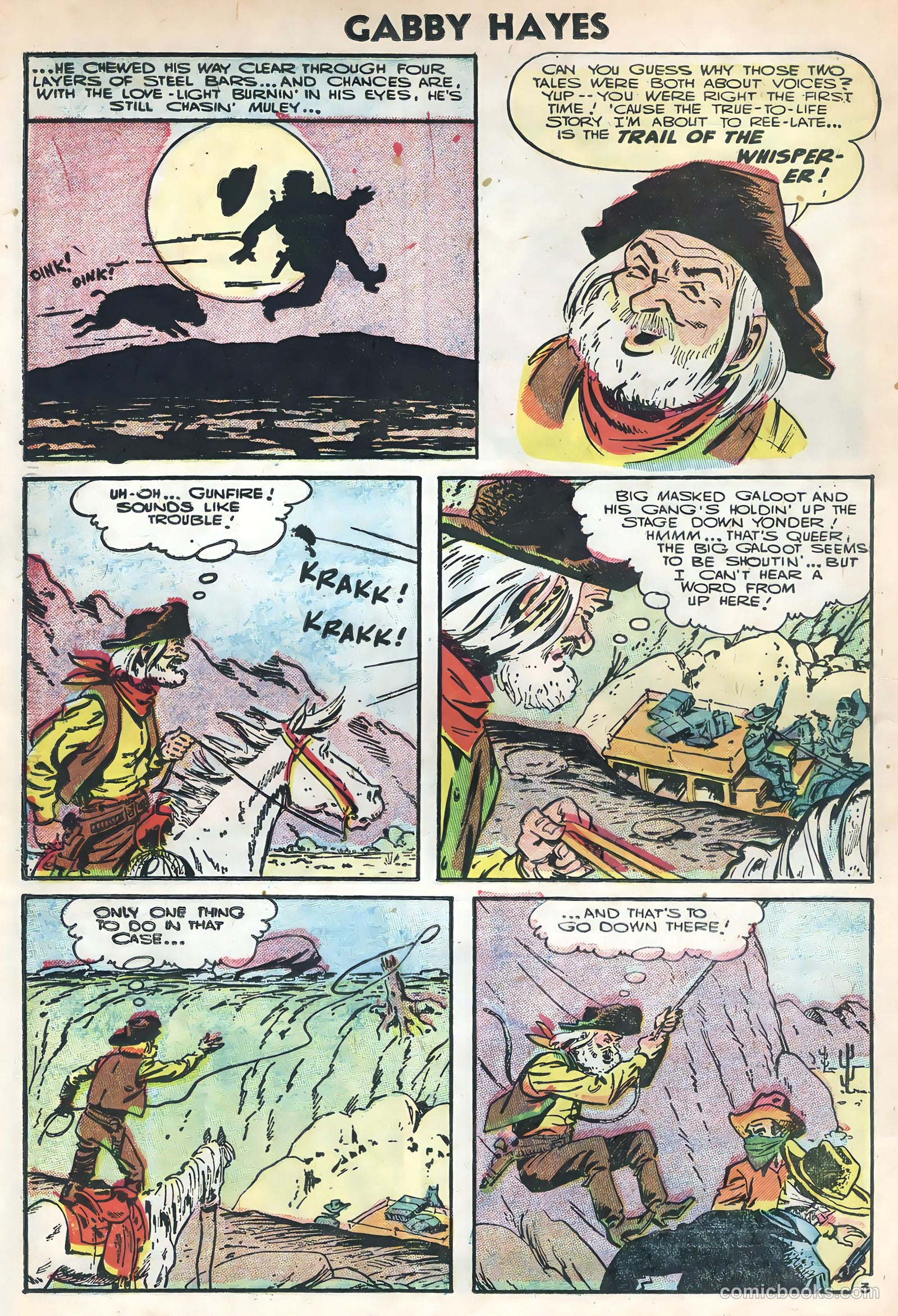 Gabby Hayes #57 (1956) — page 26 of 36