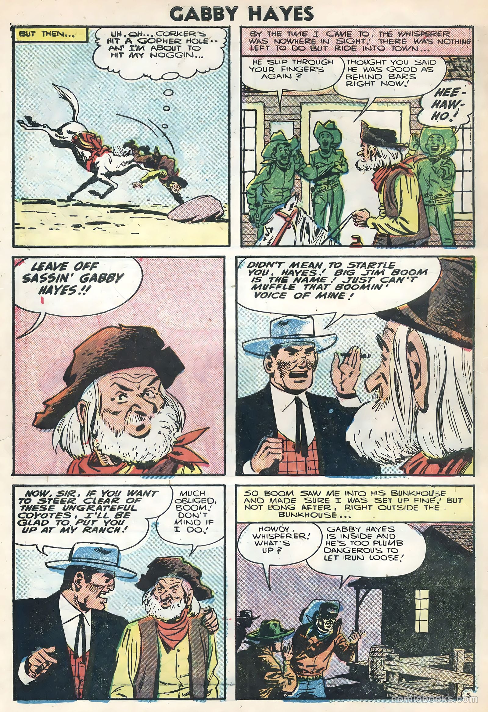 Gabby Hayes #57 (1956) — page 28 of 36