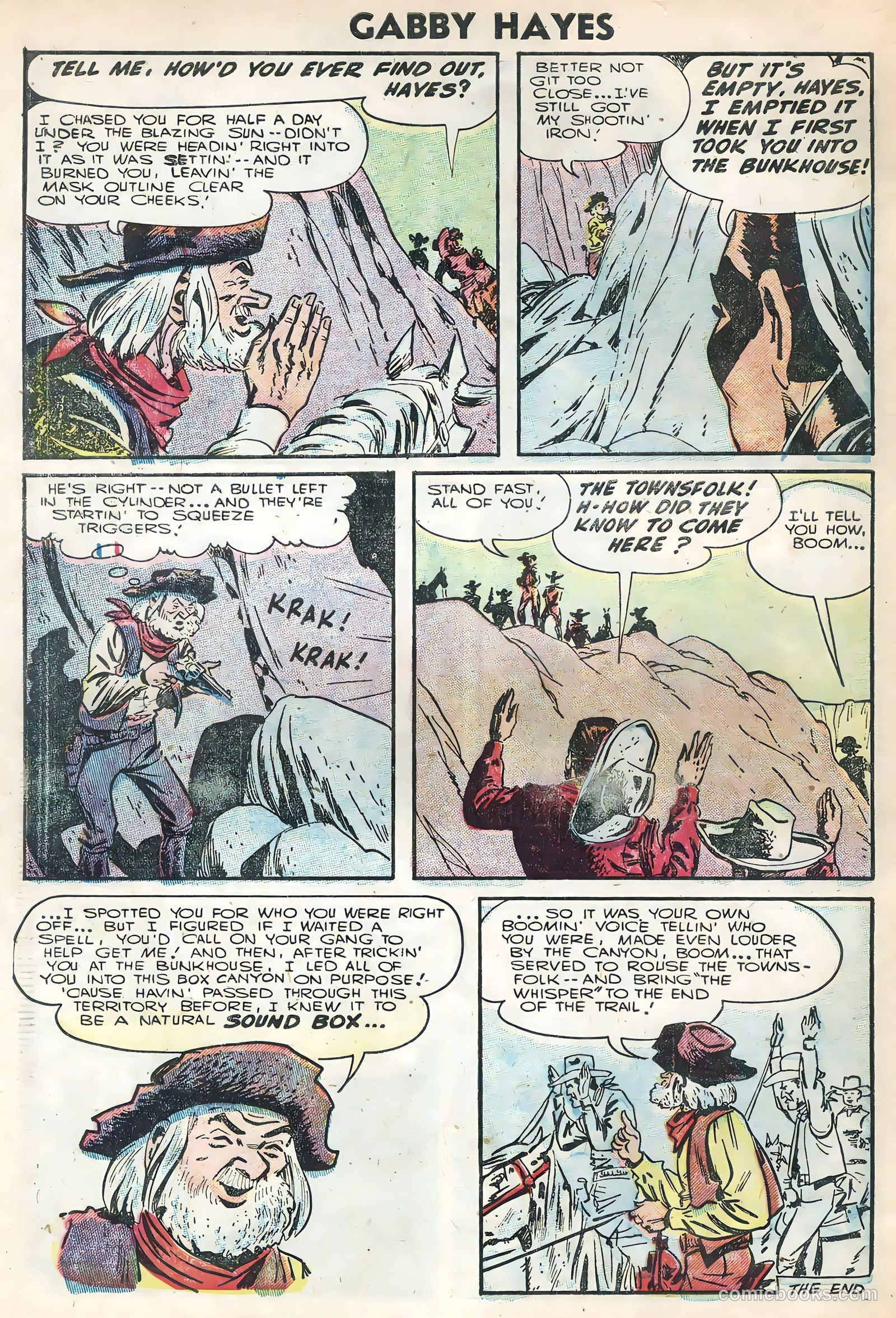 Gabby Hayes #57 (1956) — page 30 of 36