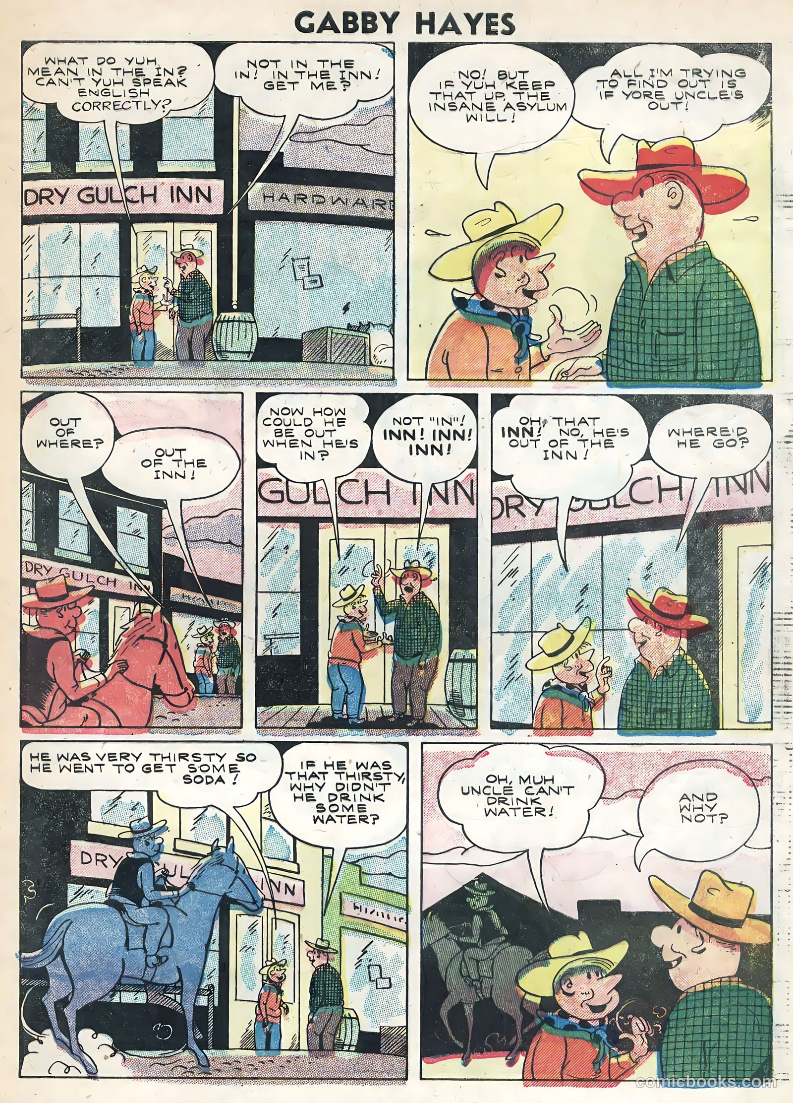 Gabby Hayes #57 (1956) — page 33 of 36