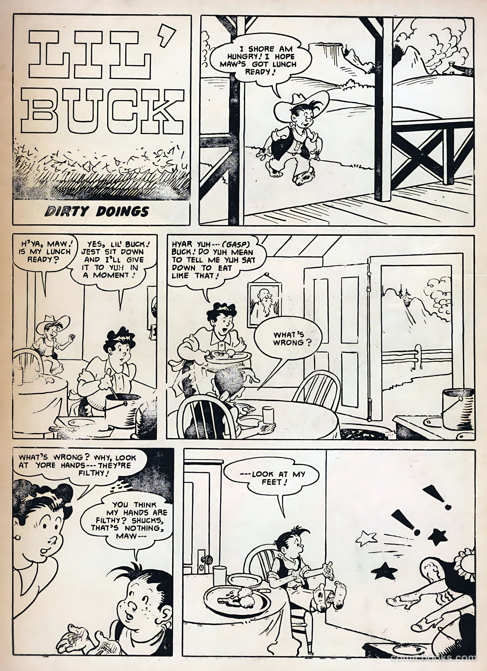Gabby Hayes #57 (1956) — page 35 of 36