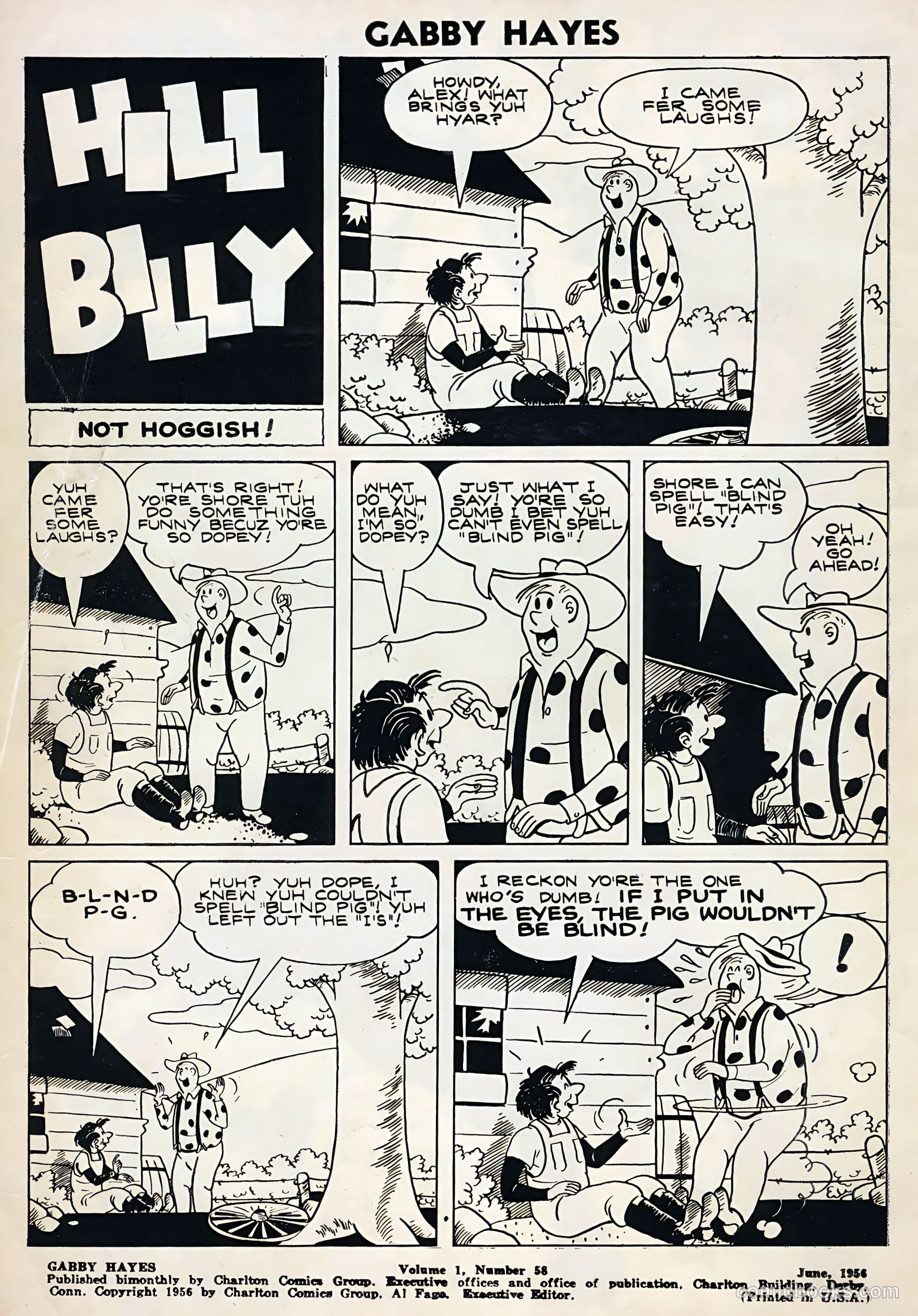 Gabby Hayes #58 (1956) — page 2 of 36
