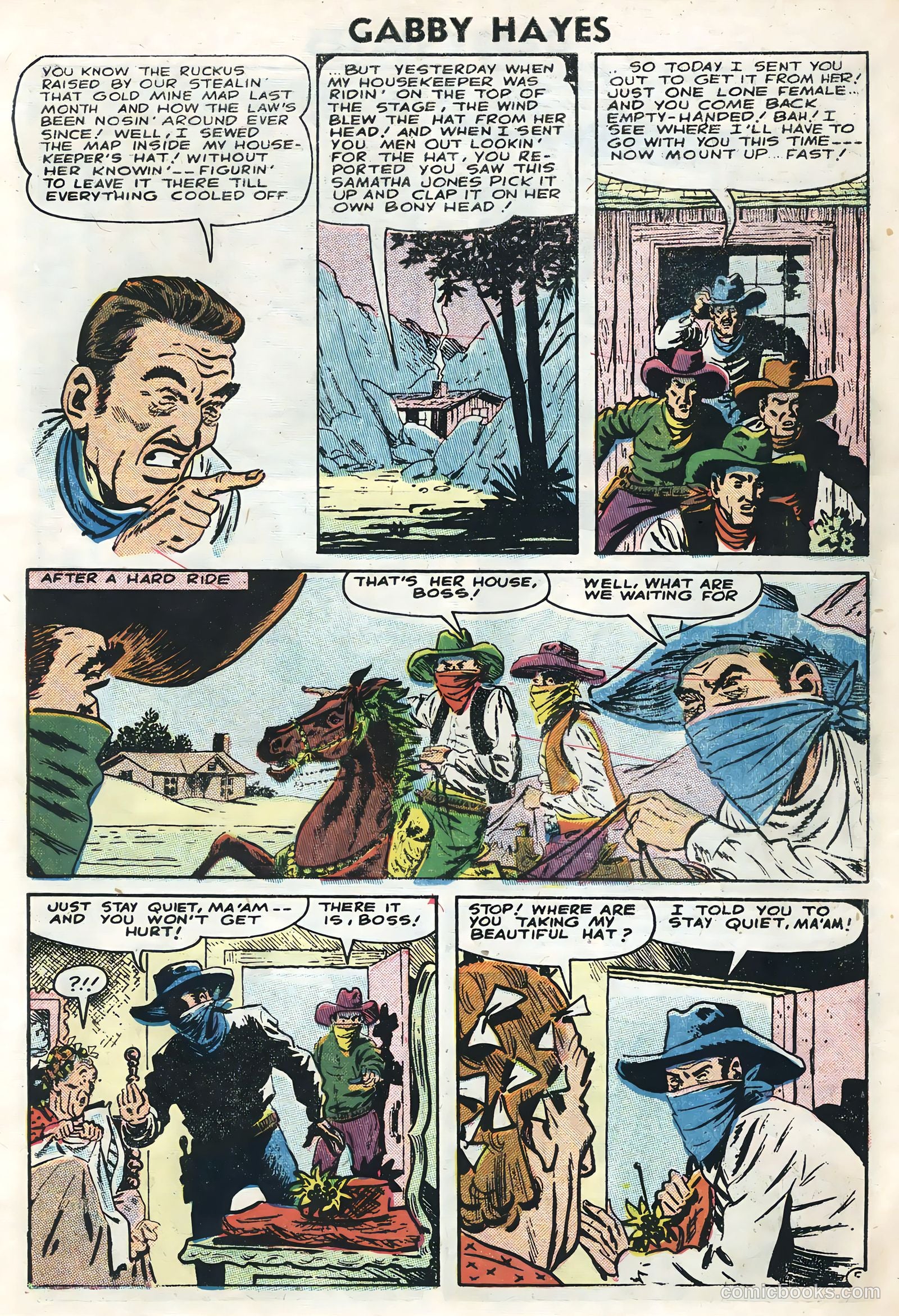Gabby Hayes #58 (1956) — page 7 of 36
