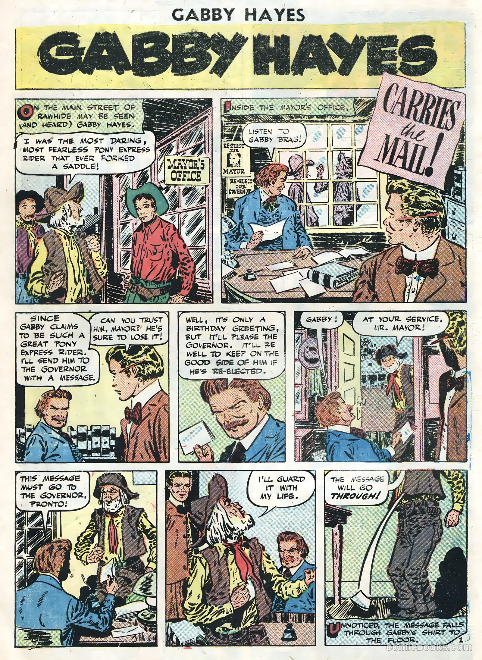 Gabby Hayes #58 (1956) — page 10 of 36
