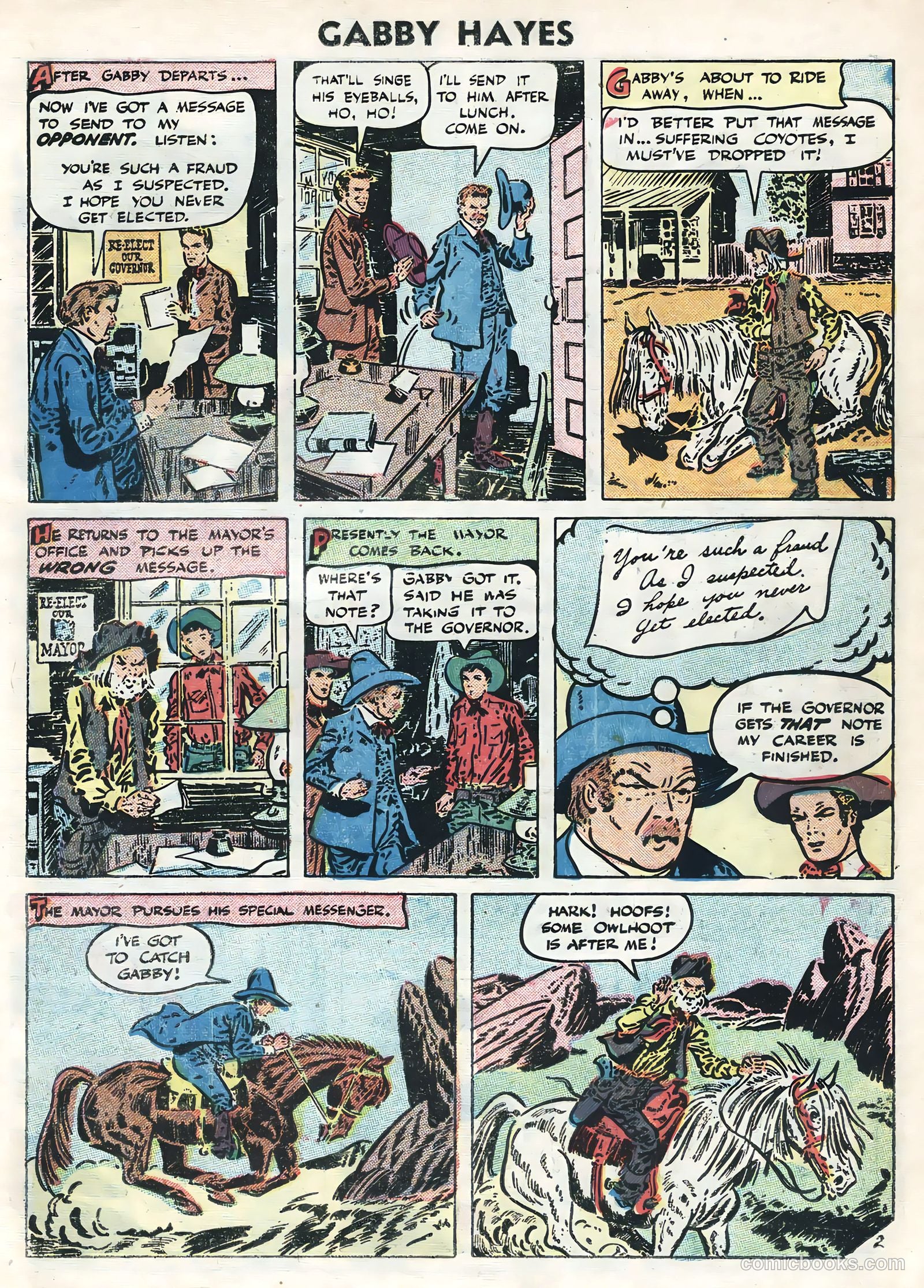 Gabby Hayes #58 (1956) — page 11 of 36