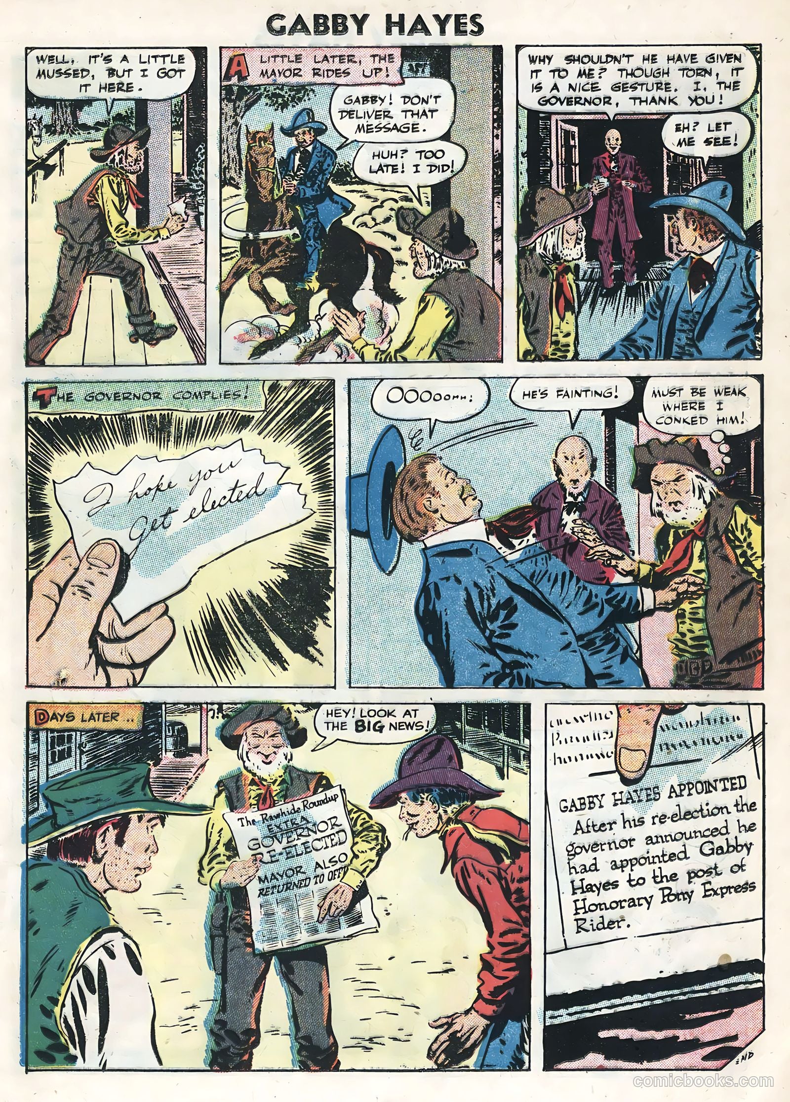 Gabby Hayes #58 (1956) — page 13 of 36