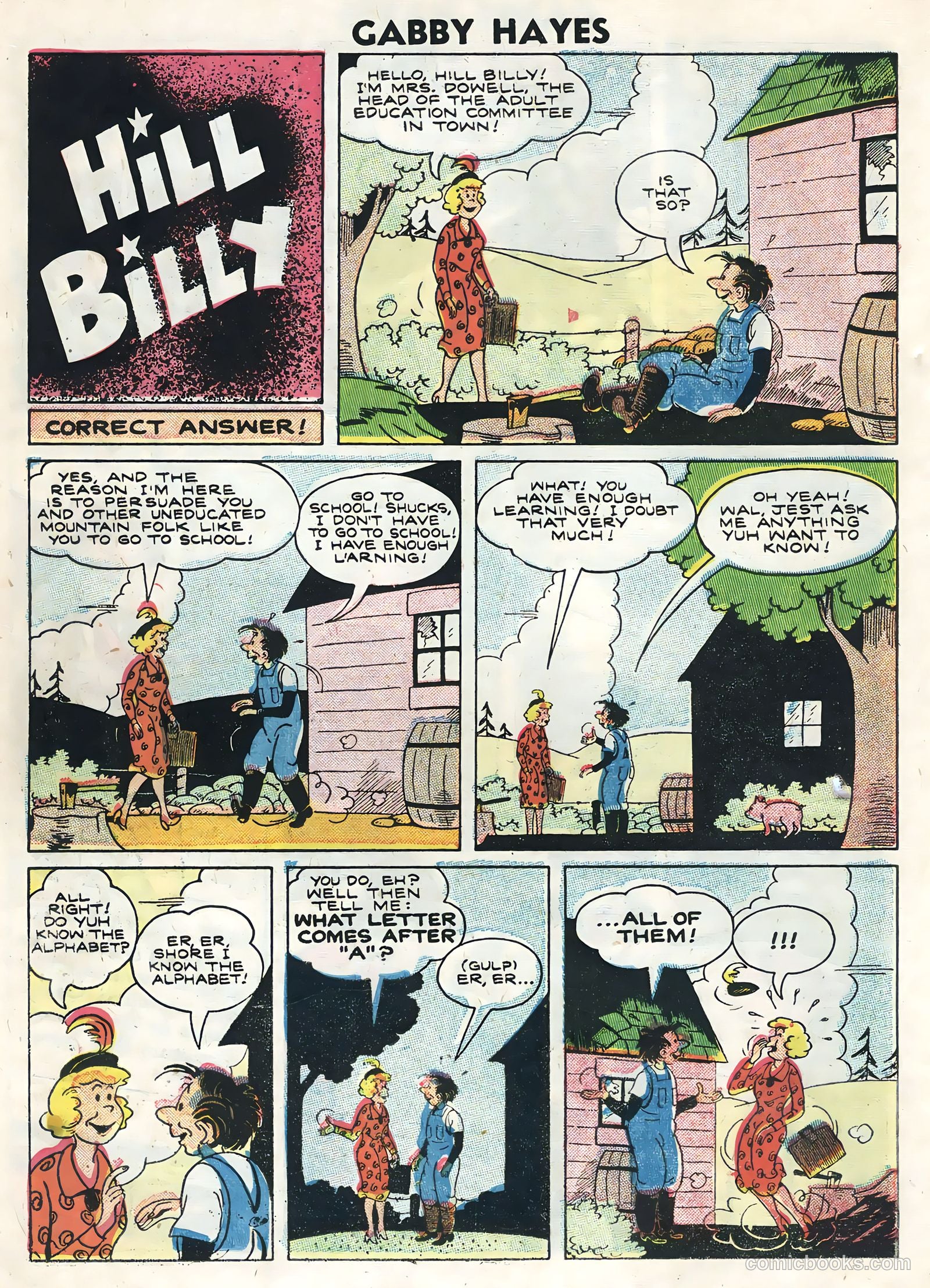 Gabby Hayes #58 (1956) — page 14 of 36