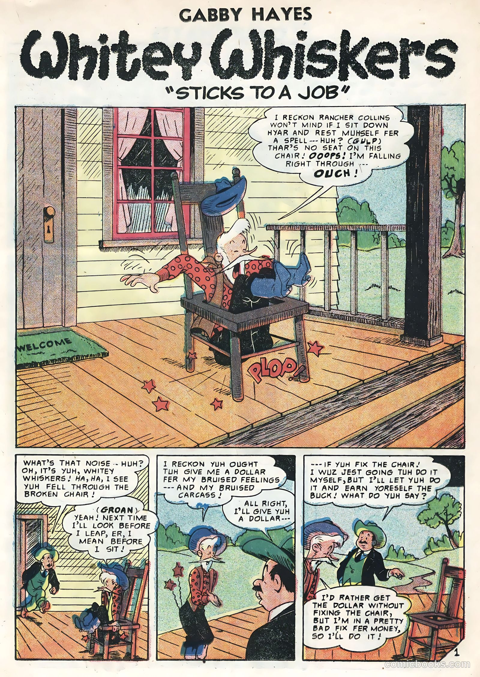 Gabby Hayes #58 (1956) — page 17 of 36