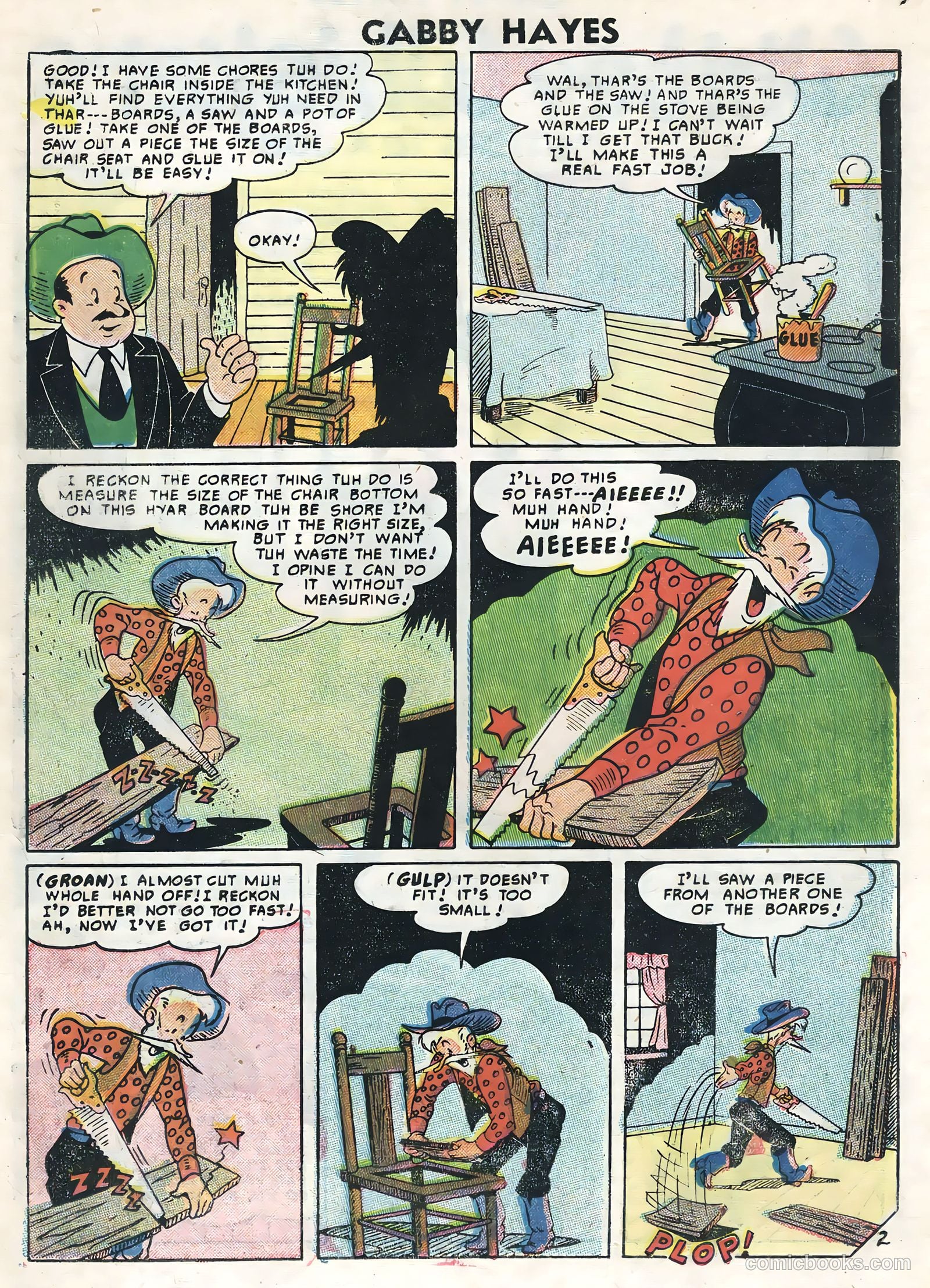 Gabby Hayes #58 (1956) — page 18 of 36