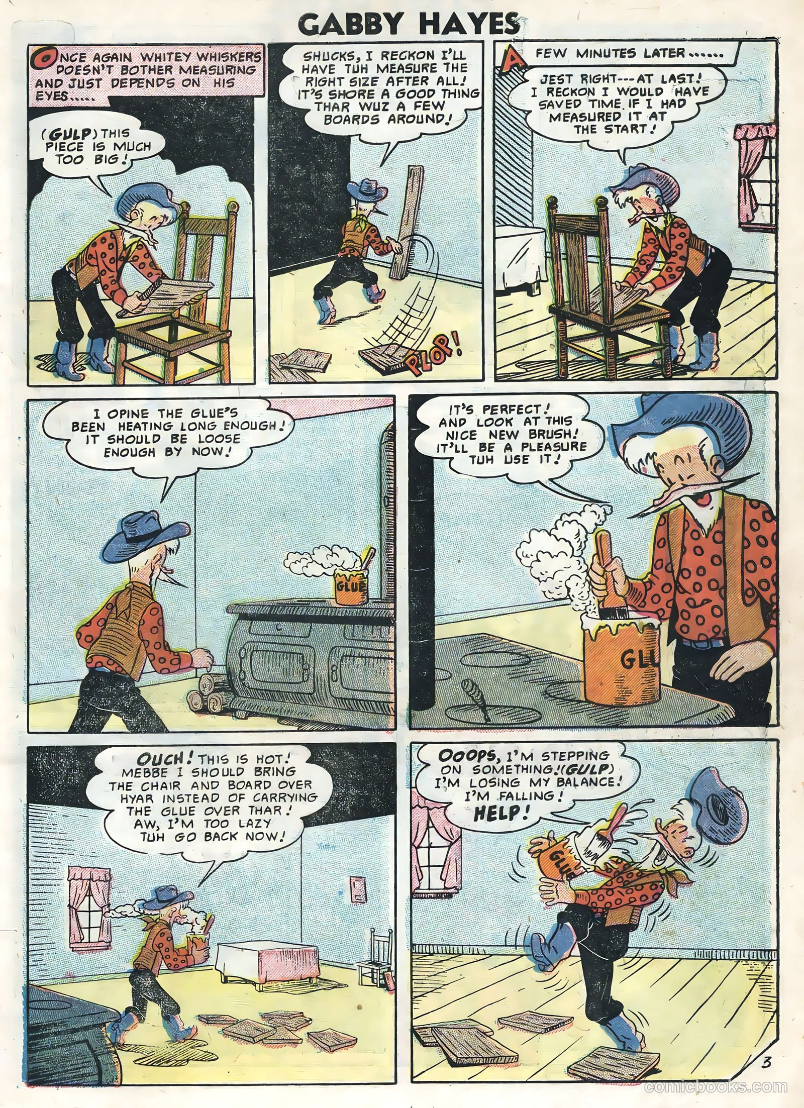Gabby Hayes #58 (1956) — page 19 of 36