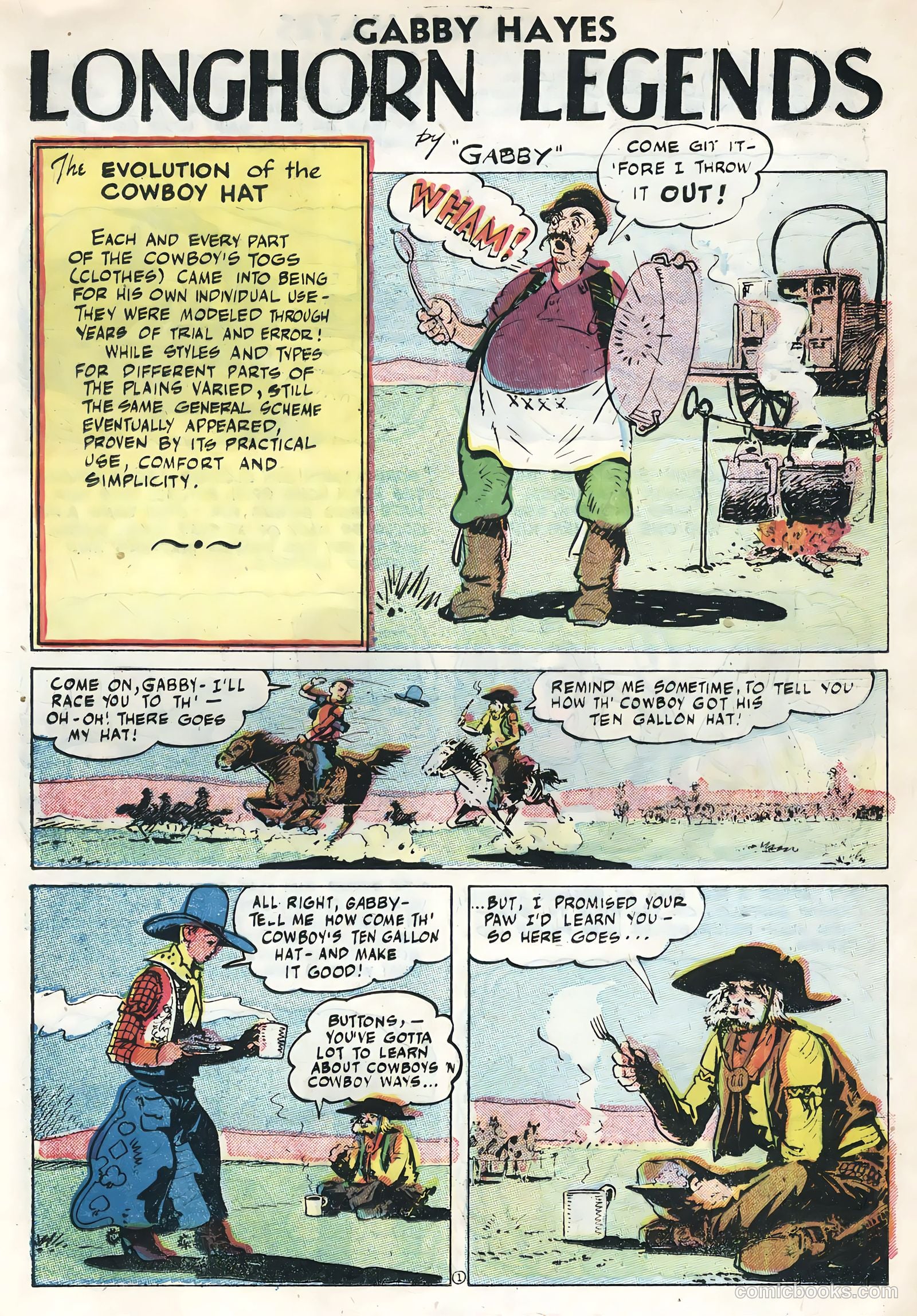 Gabby Hayes #58 (1956) — page 21 of 36