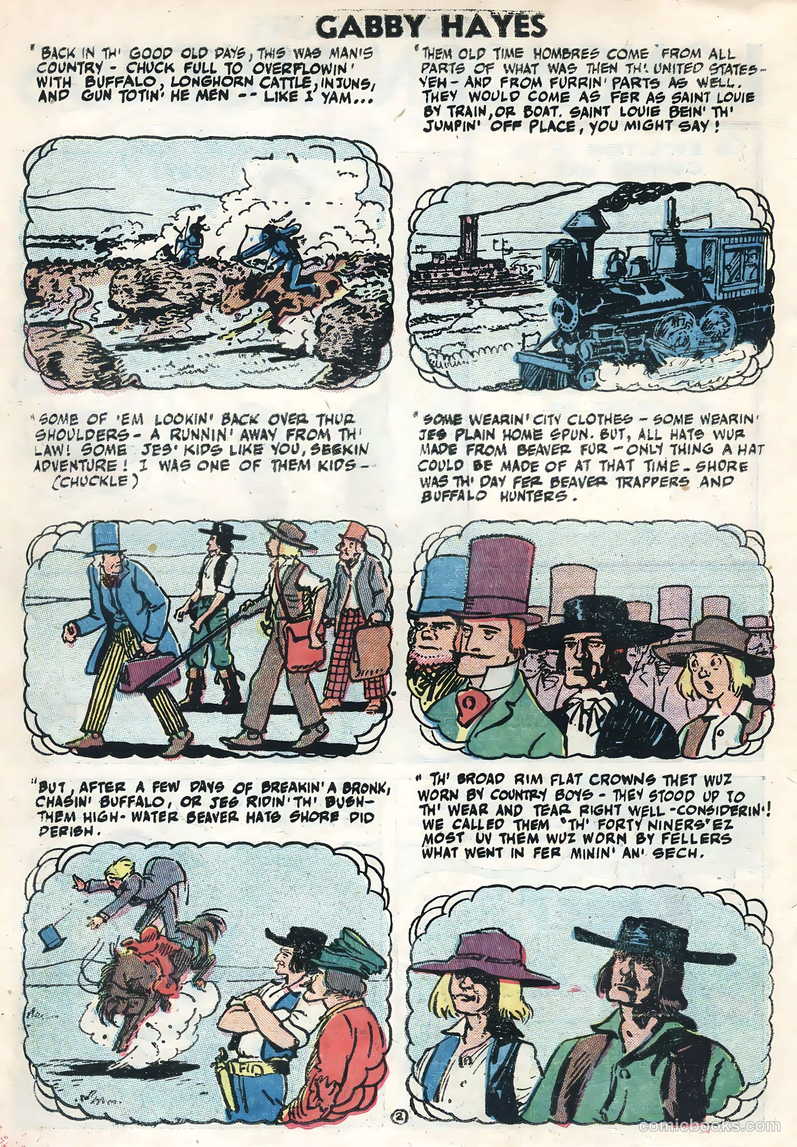 Gabby Hayes #58 (1956) — page 22 of 36