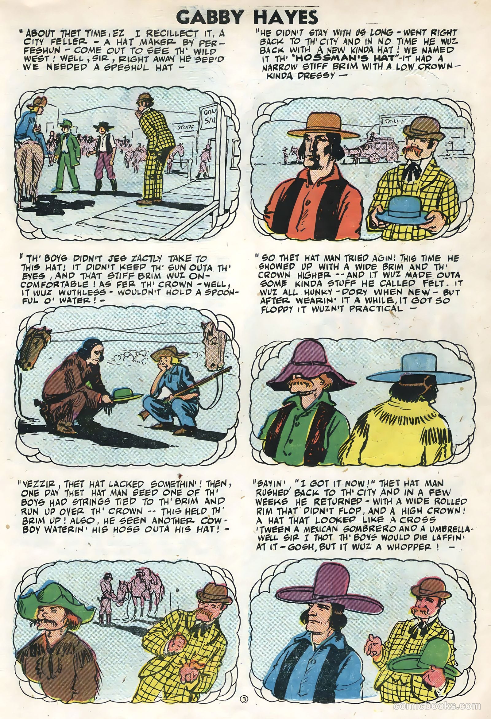 Gabby Hayes #58 (1956) — page 23 of 36