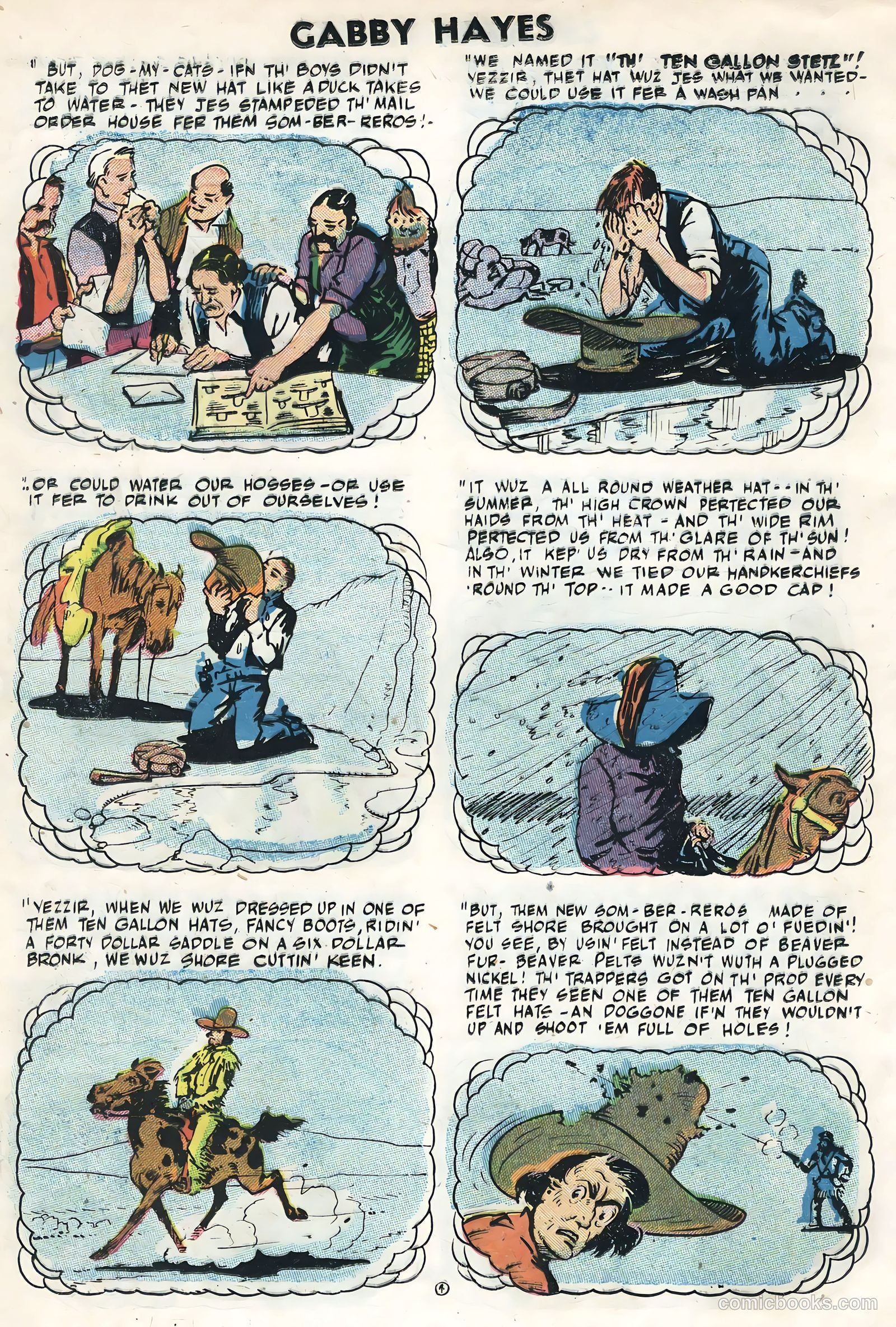 Gabby Hayes #58 (1956) — page 24 of 36