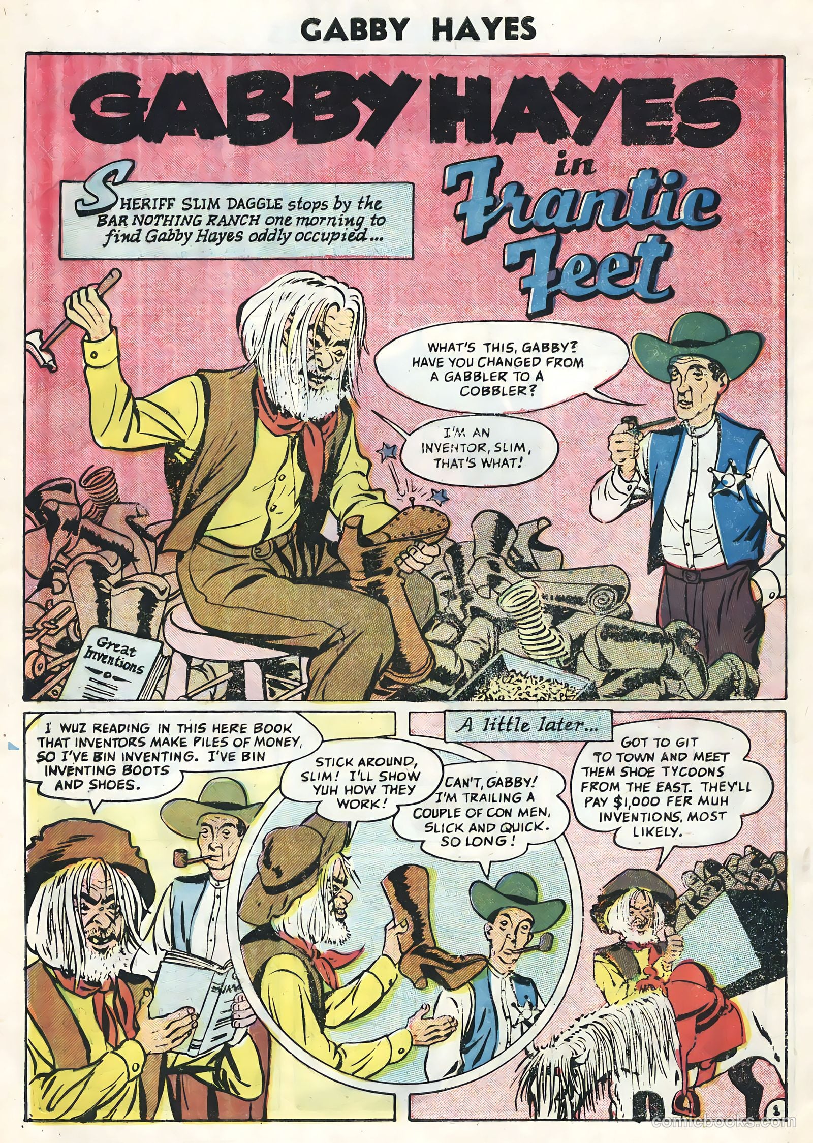 Gabby Hayes #58 (1956) — page 28 of 36