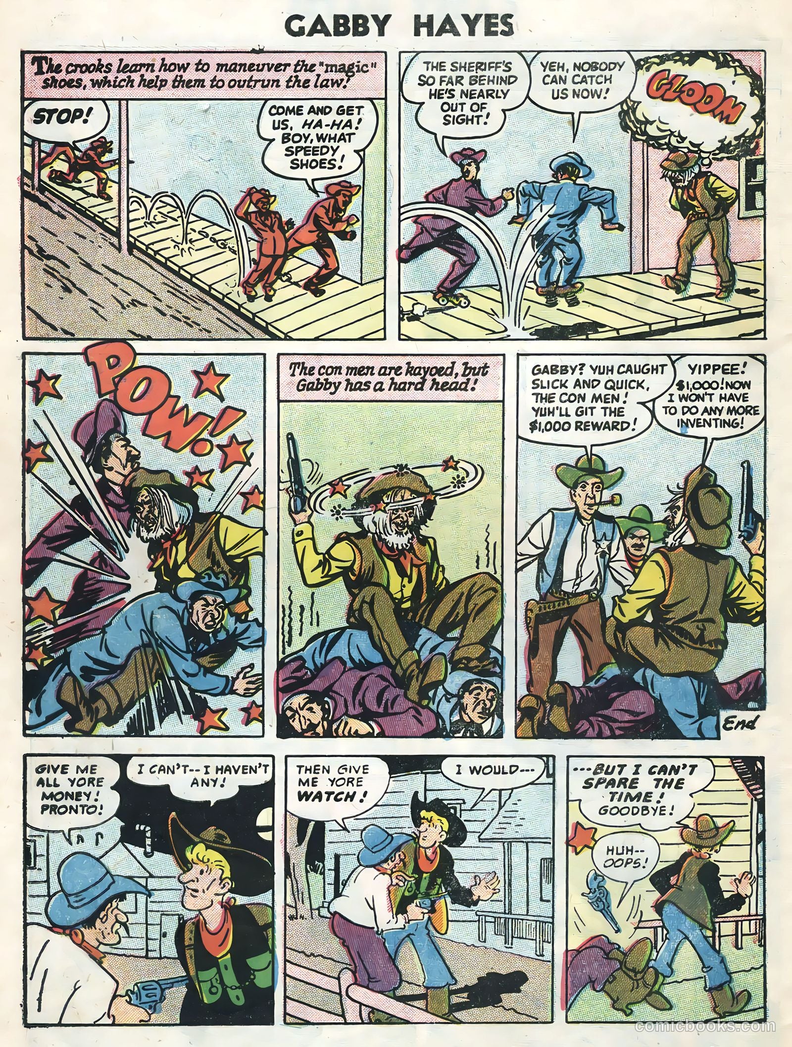Gabby Hayes #58 (1956) — page 34 of 36