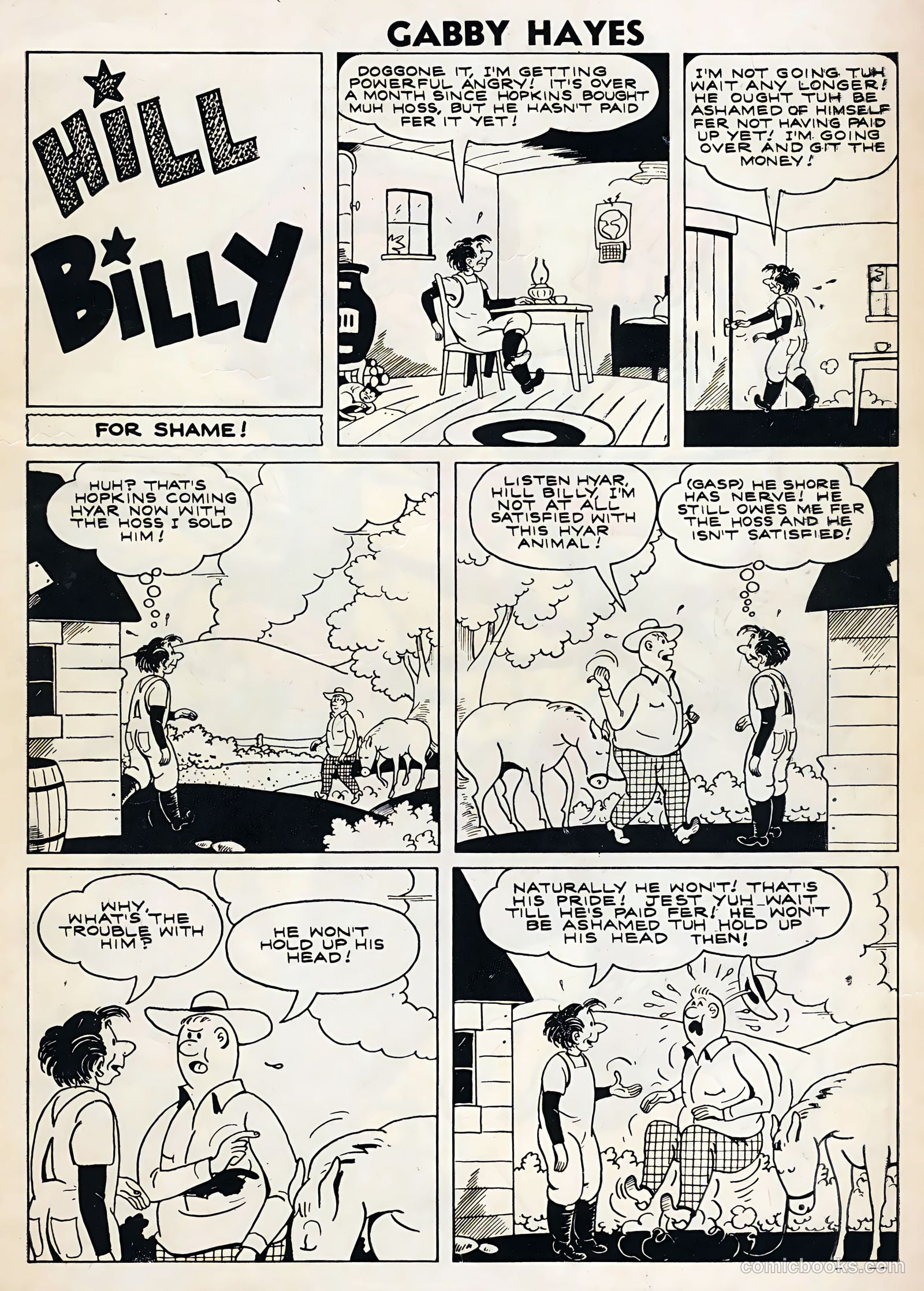 Gabby Hayes #58 (1956) — page 35 of 36