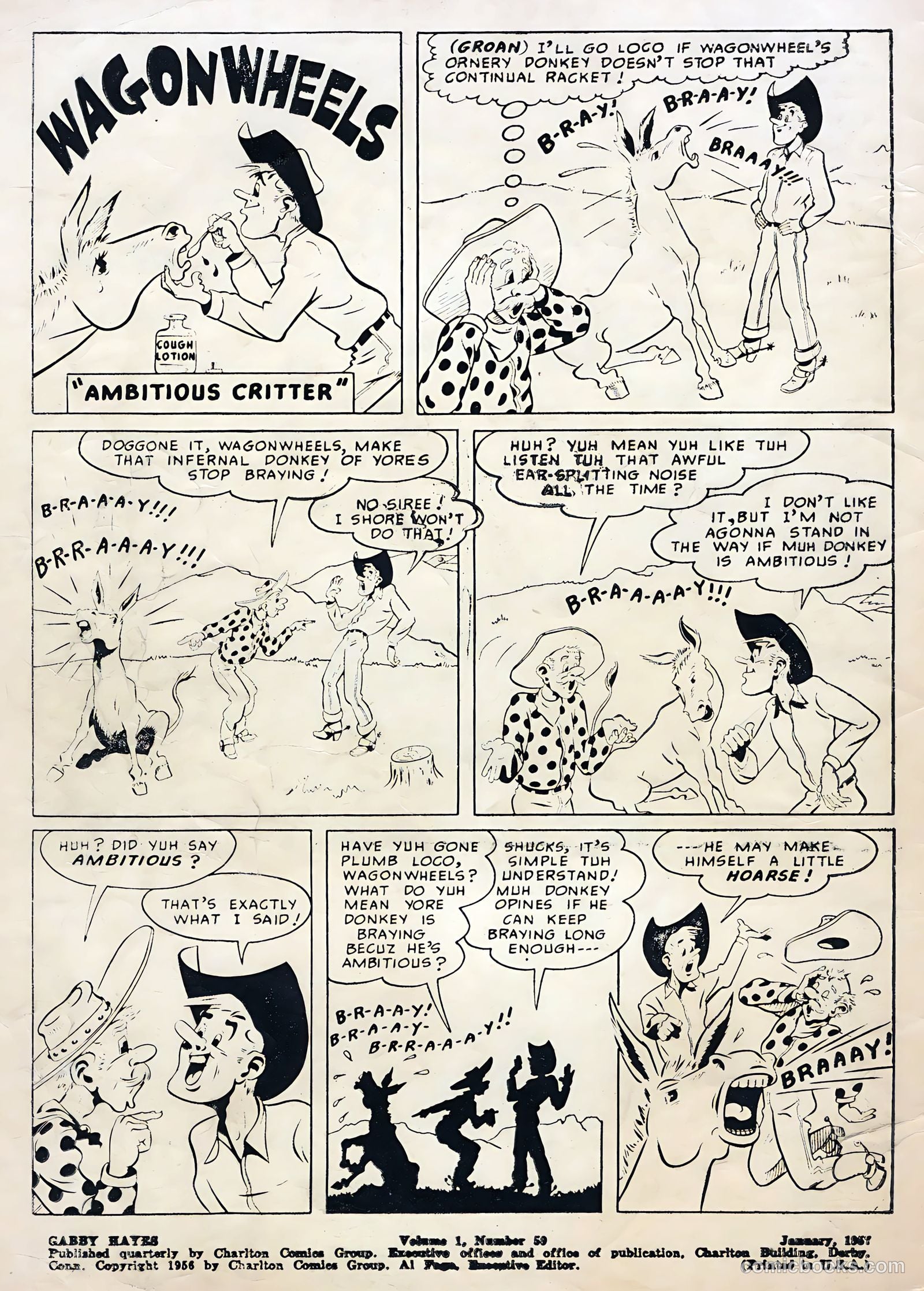 Gabby Hayes #59 (1957) — page 2 of 36
