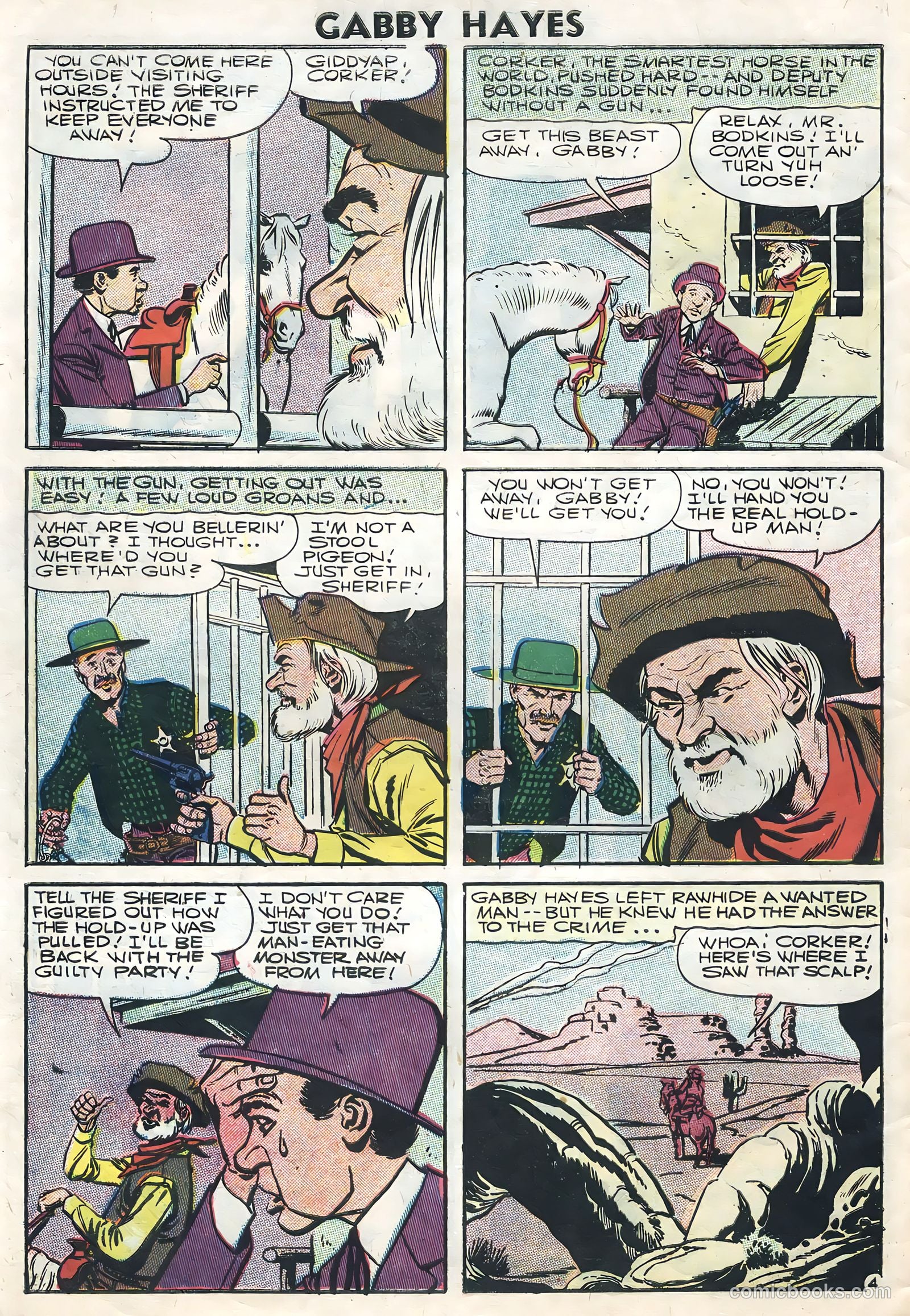Gabby Hayes #59 (1957) — page 6 of 36