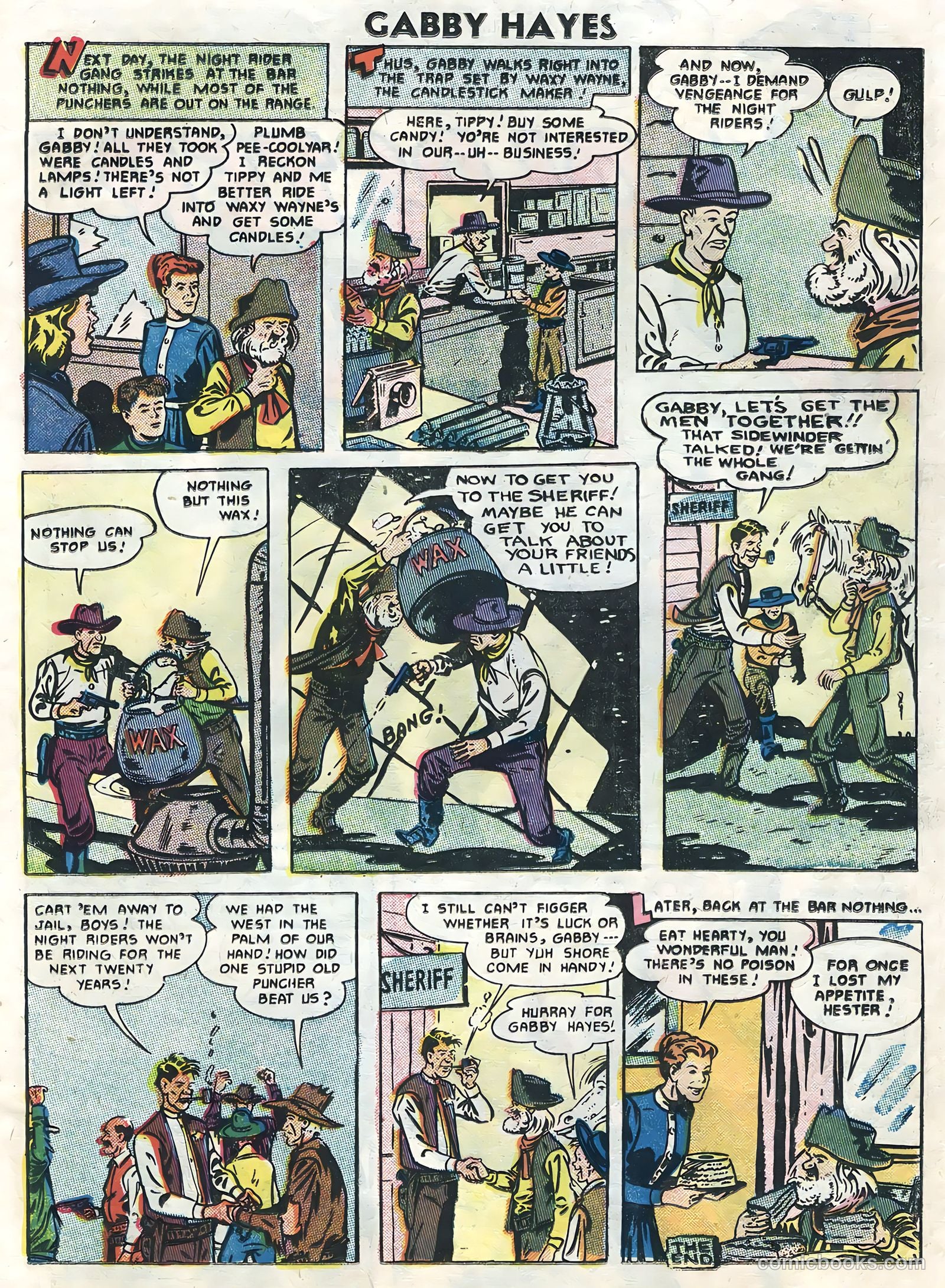 Gabby Hayes #59 (1957) — page 23 of 36