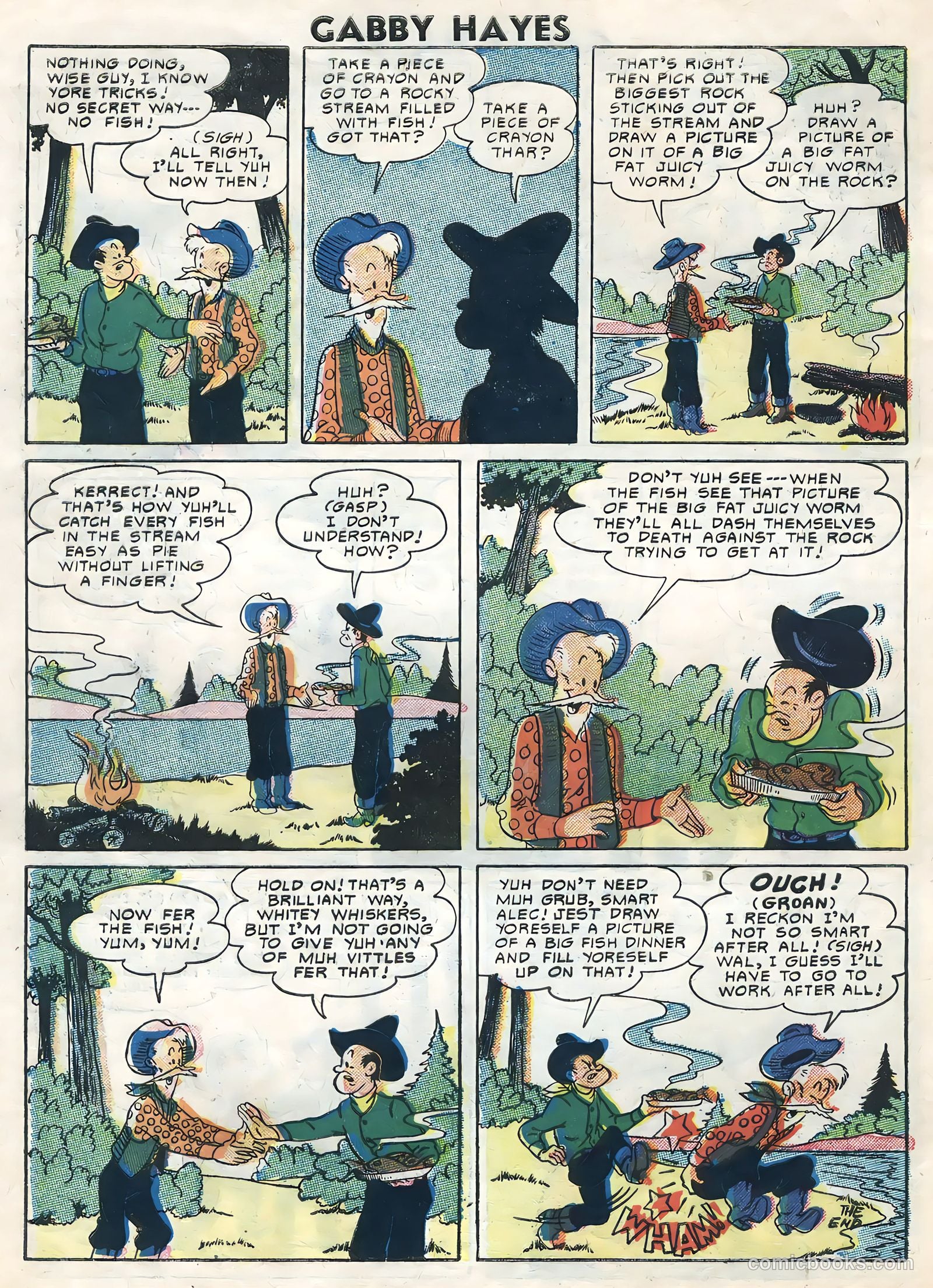 Gabby Hayes #59 (1957) — page 34 of 36