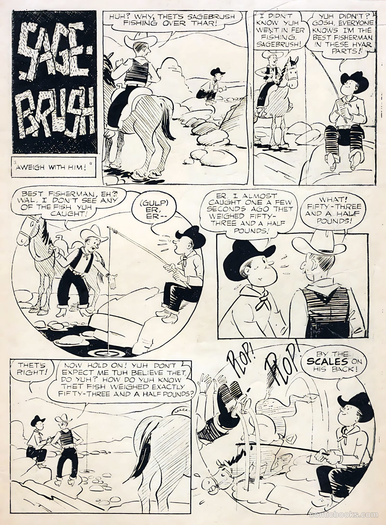 Gabby Hayes #59 (1957) — page 35 of 36