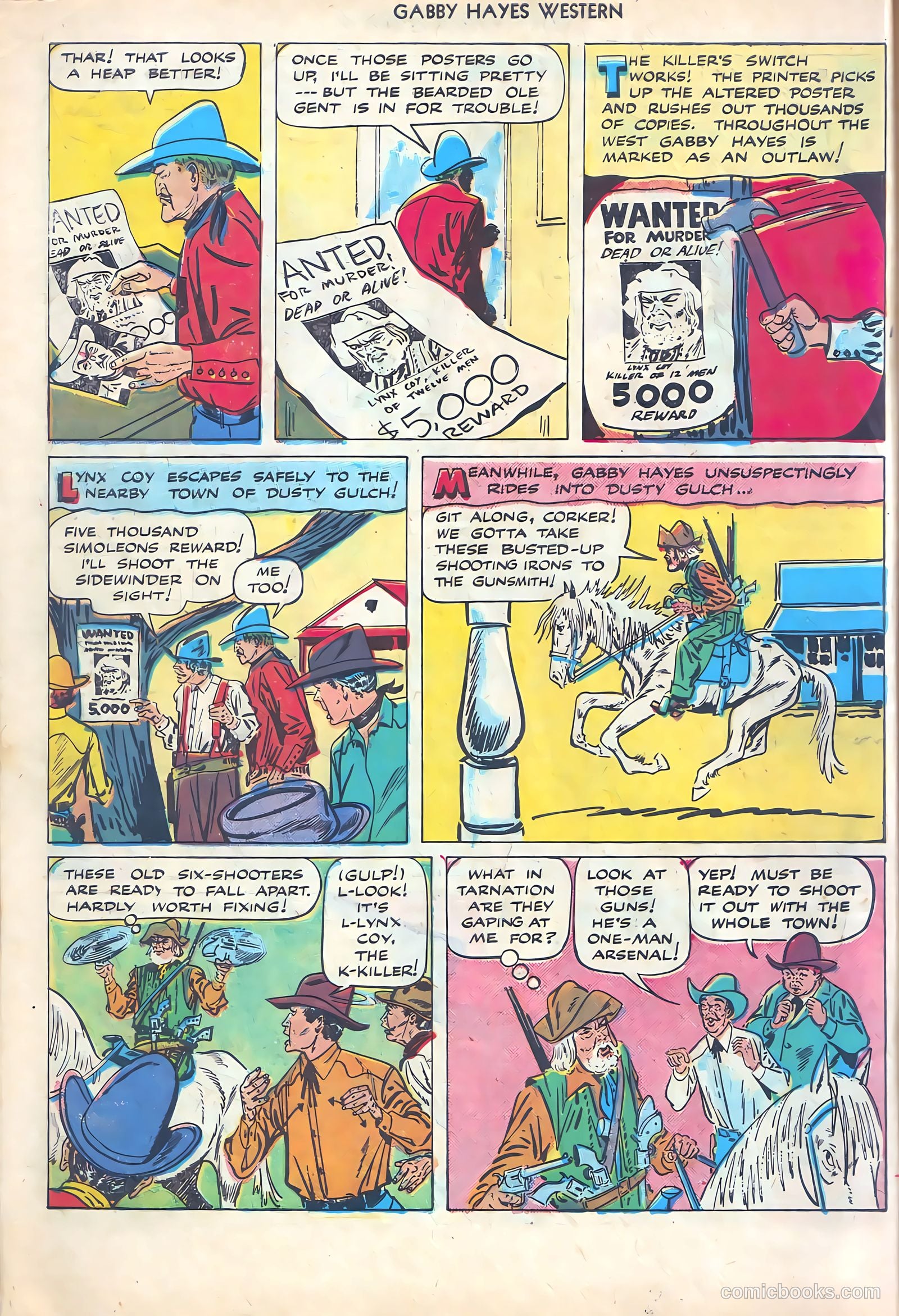 Gabby Hayes Western #1 (1948) — page 6 of 52
