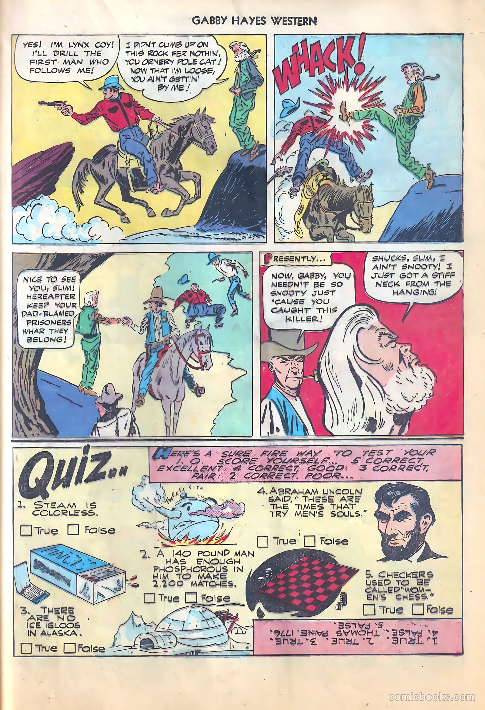 Gabby Hayes Western #1 (1948) — page 13 of 52
