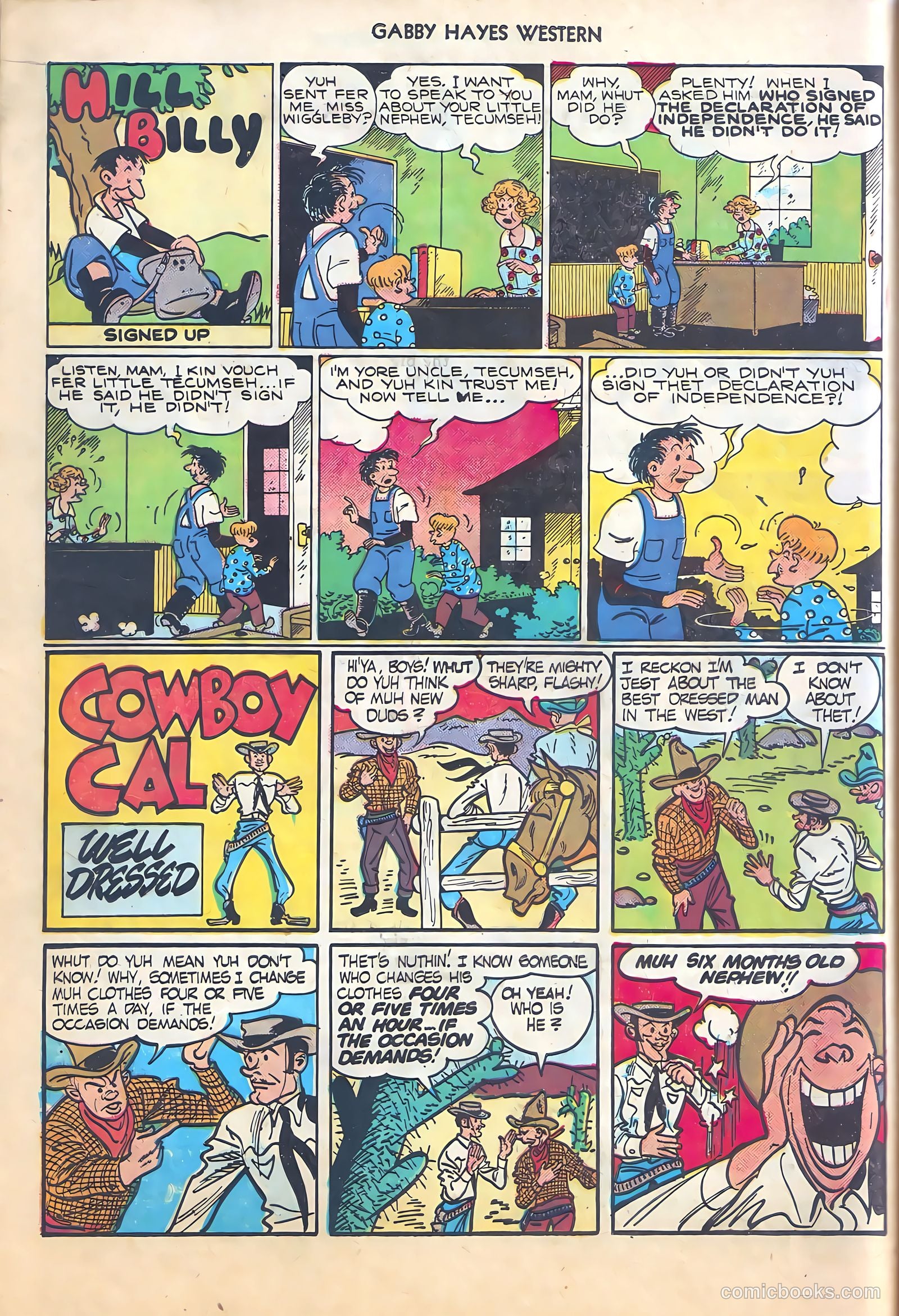 Gabby Hayes Western #1 (1948) — page 14 of 52