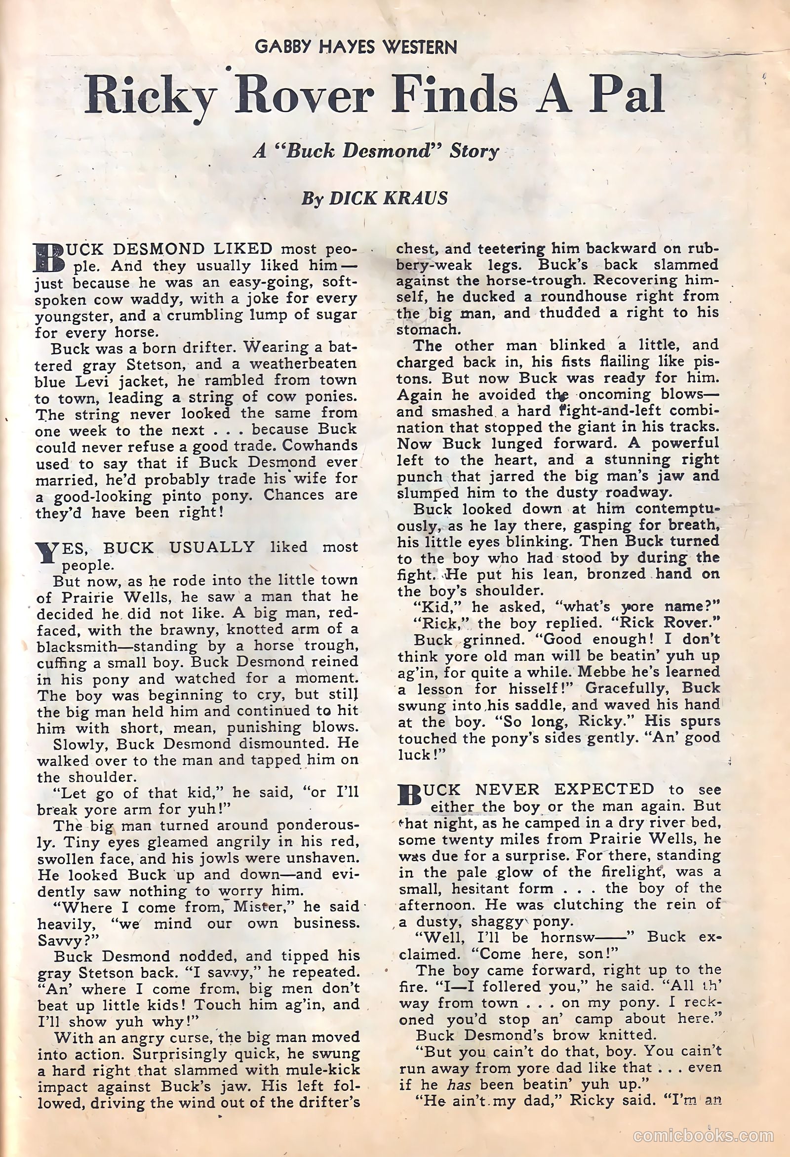 Gabby Hayes Western #1 (1948) — page 15 of 52