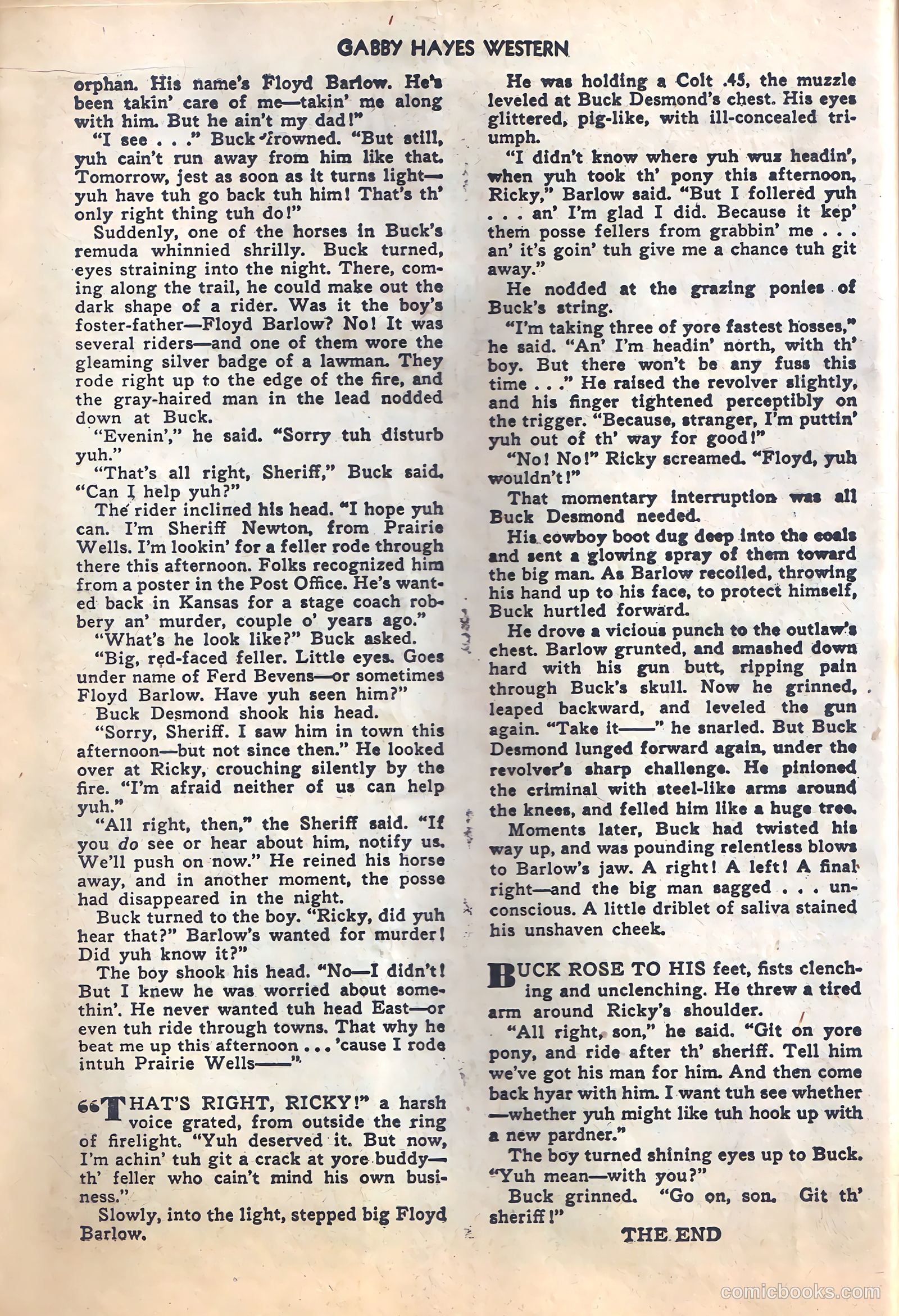 Gabby Hayes Western #1 (1948) — page 16 of 52