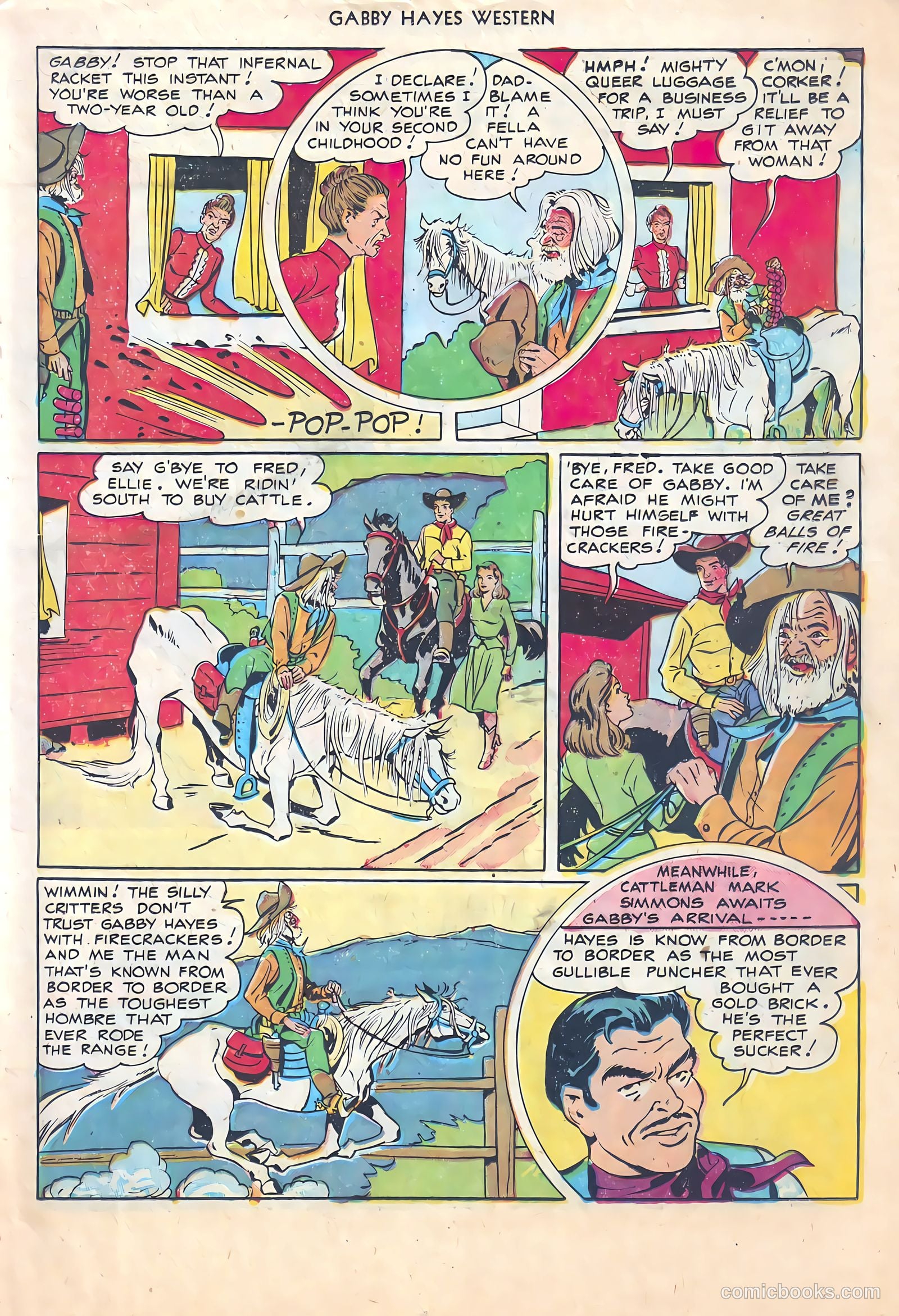 Gabby Hayes Western #1 (1948) — page 27 of 52