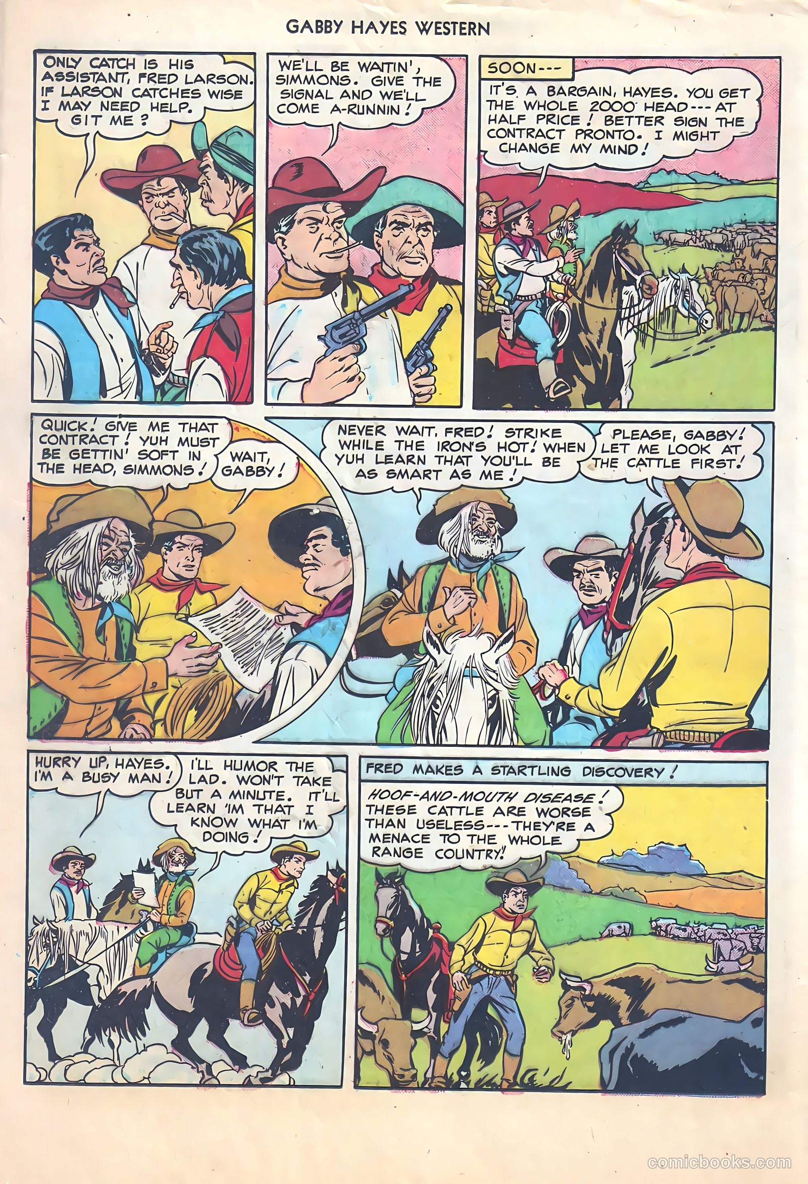 Gabby Hayes Western #1 (1948) — page 28 of 52