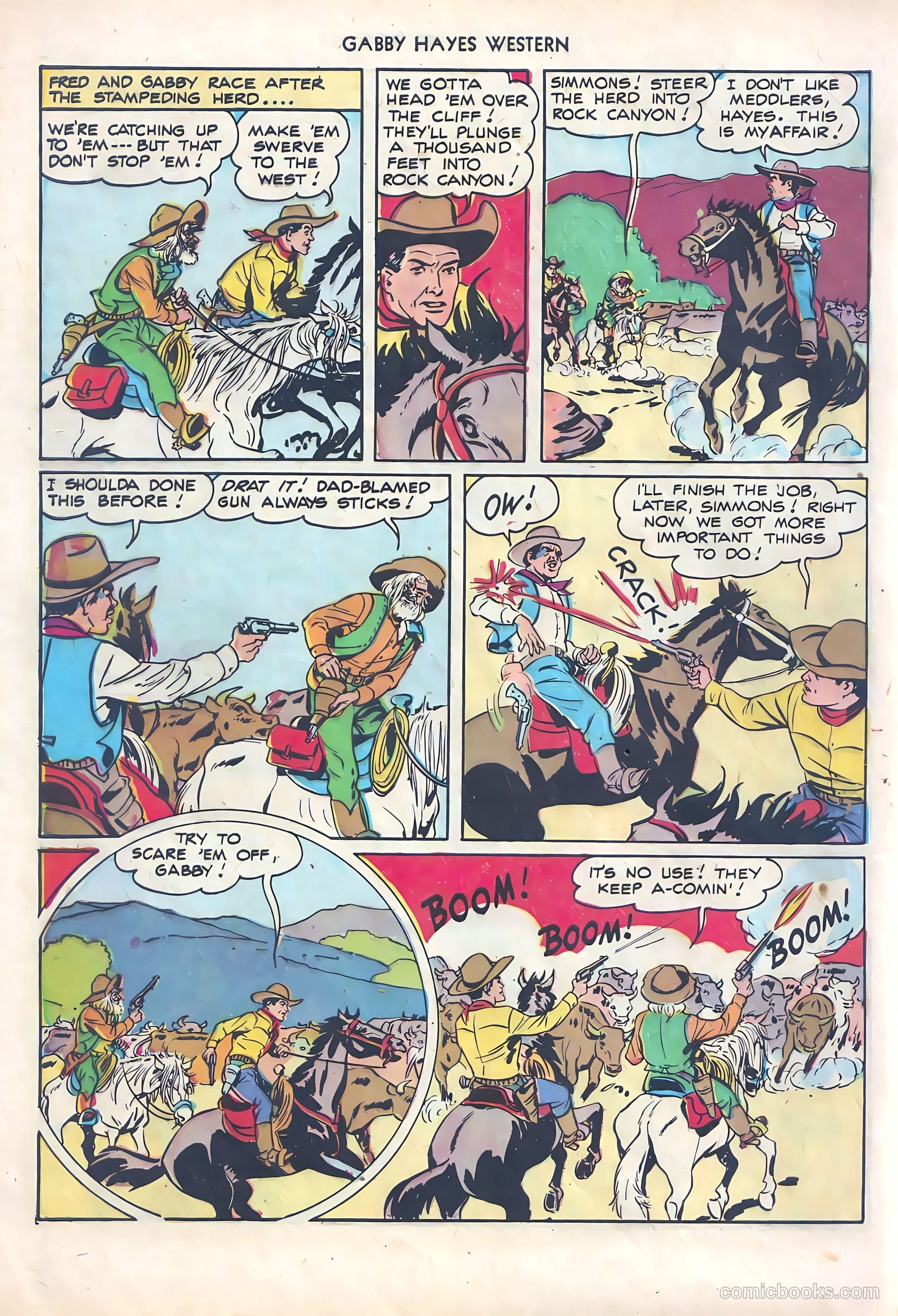 Gabby Hayes Western #1 (1948) — page 32 of 52