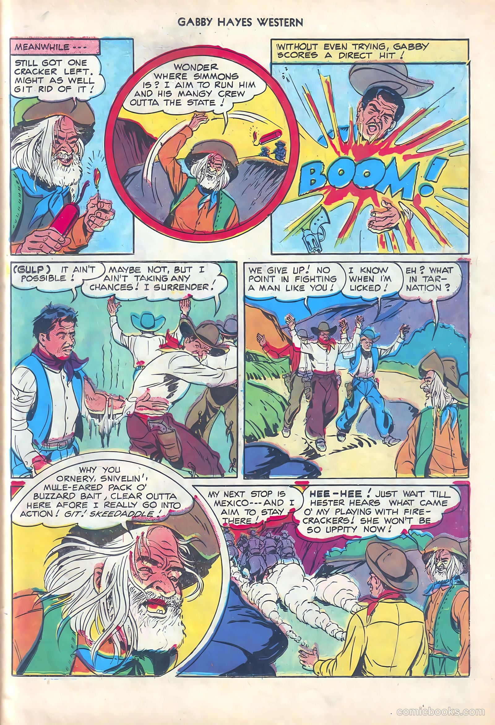 Gabby Hayes Western #1 (1948) — page 35 of 52