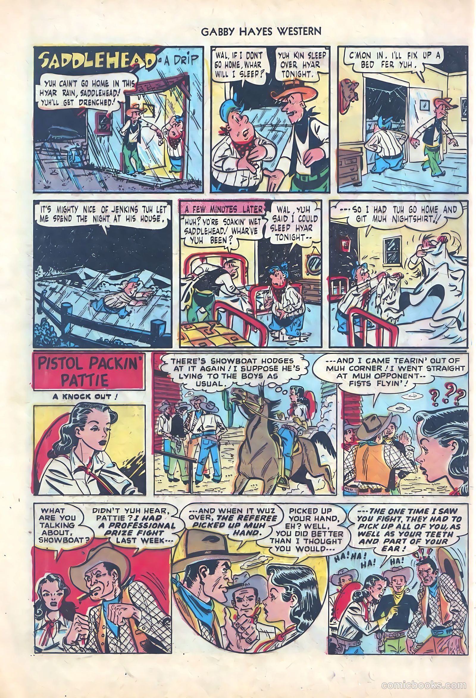 Gabby Hayes Western #1 (1948) — page 36 of 52