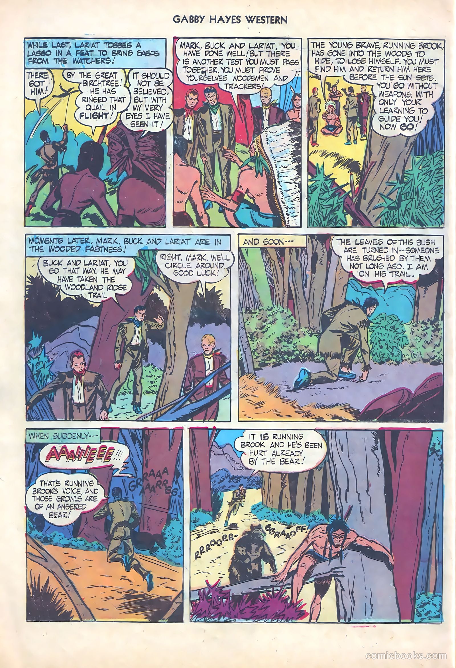 Gabby Hayes Western #1 (1948) — page 38 of 52